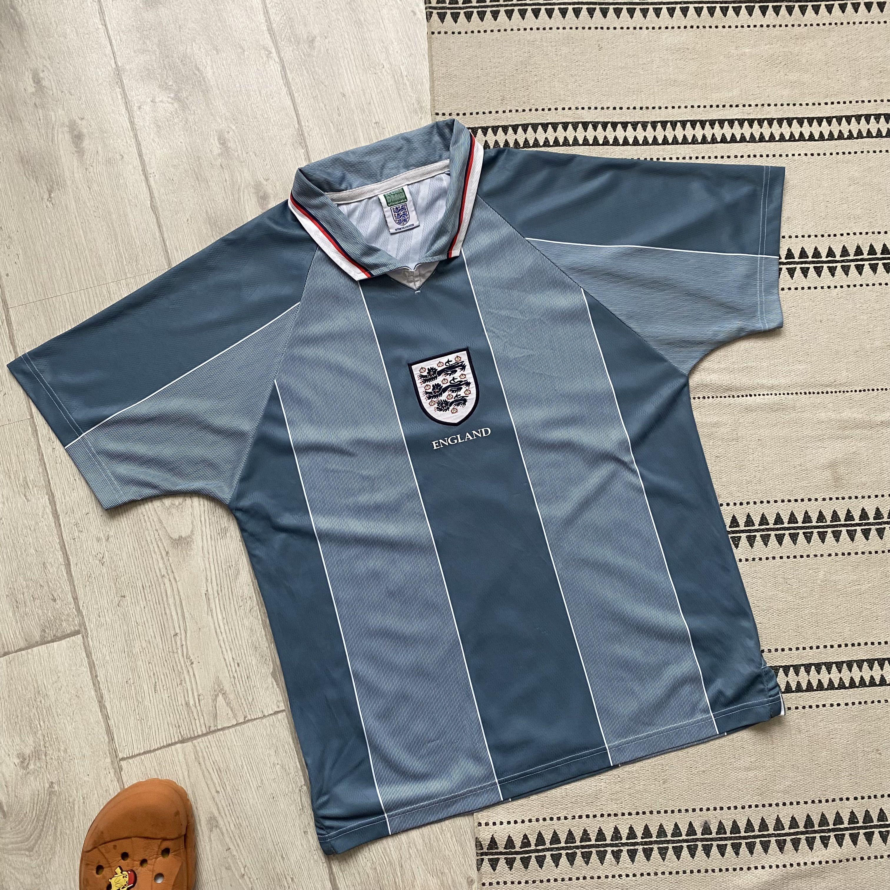 Nike ⚽️ Blockore Drill England Soccer jersey Vintage Score Draw Size US XL / EU 56 / 4 - 5 Thumbnail