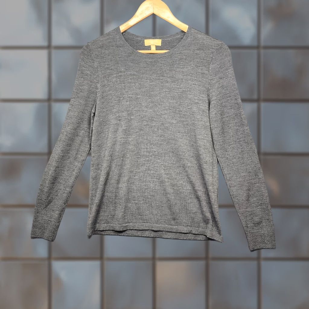 Charter Club Charter Club Sweater Womens Medium 100% Merino Wool Grey Long Sleeve Pullover Clothing Women Modern Luxury Top Size M / US 6-8 / IT 42-44 - 1 Thumbnail