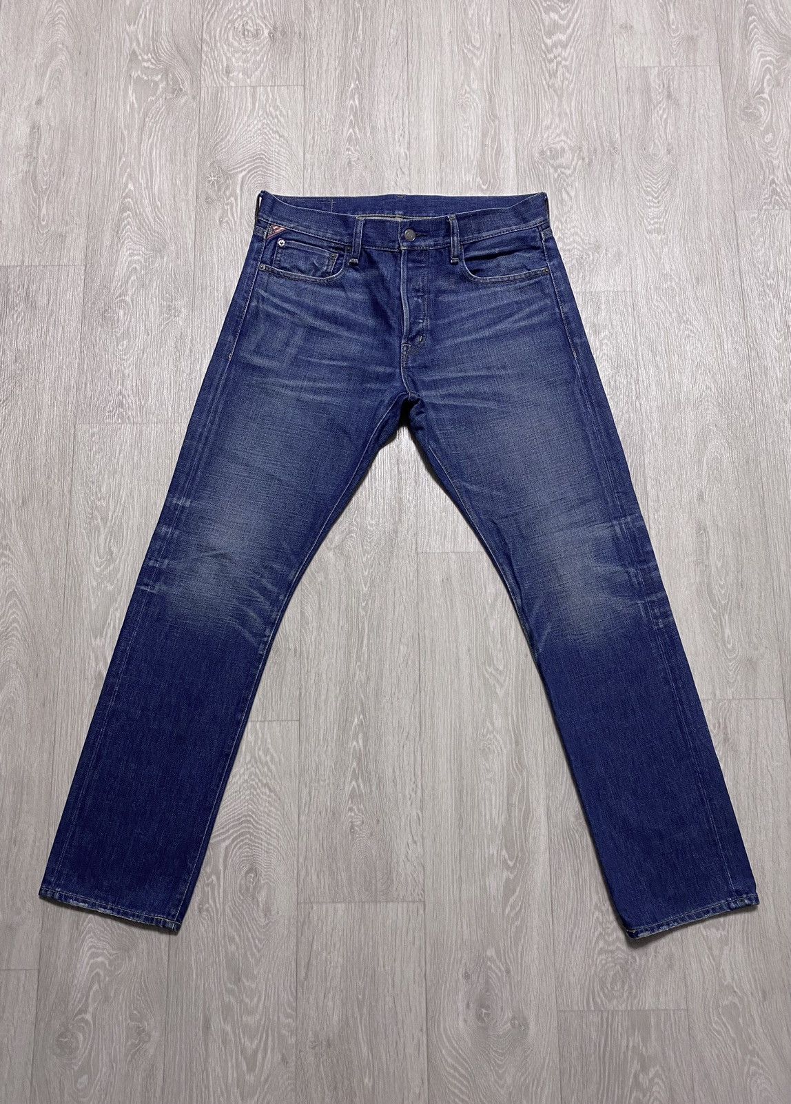 Denim & Supply Ralph Lauren DSRL Ralph Lauren Washed Blue Distressed Denim Jeans Size US 34 / EU 50 - 2 Thumbnail
