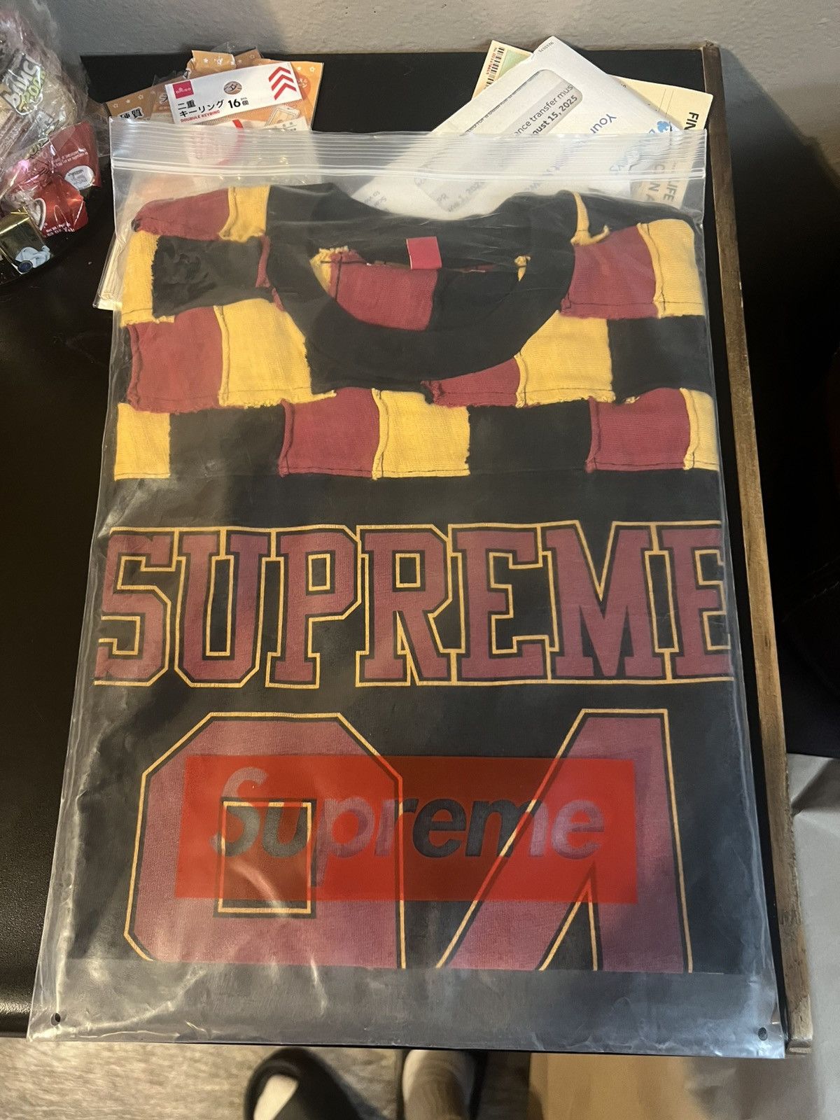 Supreme Supreme Patchwork Yoke Football Top (Size Medium) Size US M / EU 48-50 / 2 - 3 Thumbnail