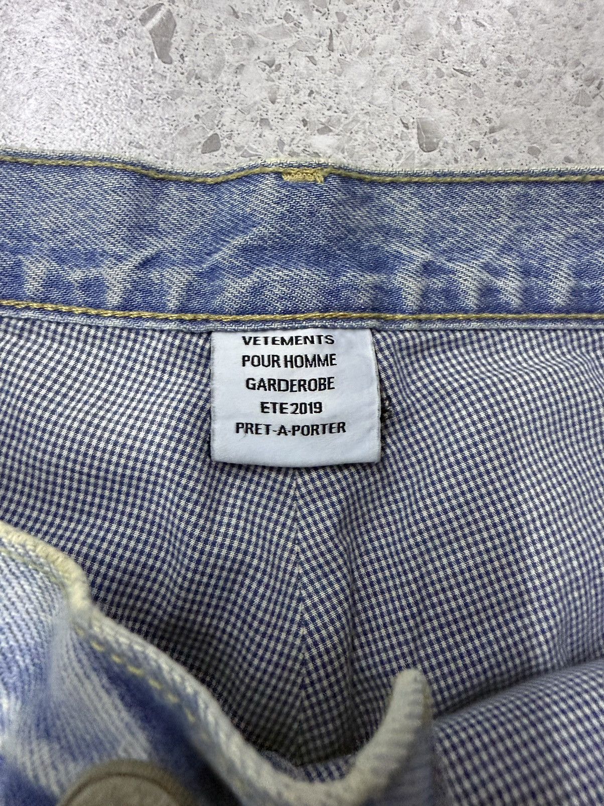 Vetements Vetements 18aw destroyed denim Size US 33 - 3 Thumbnail