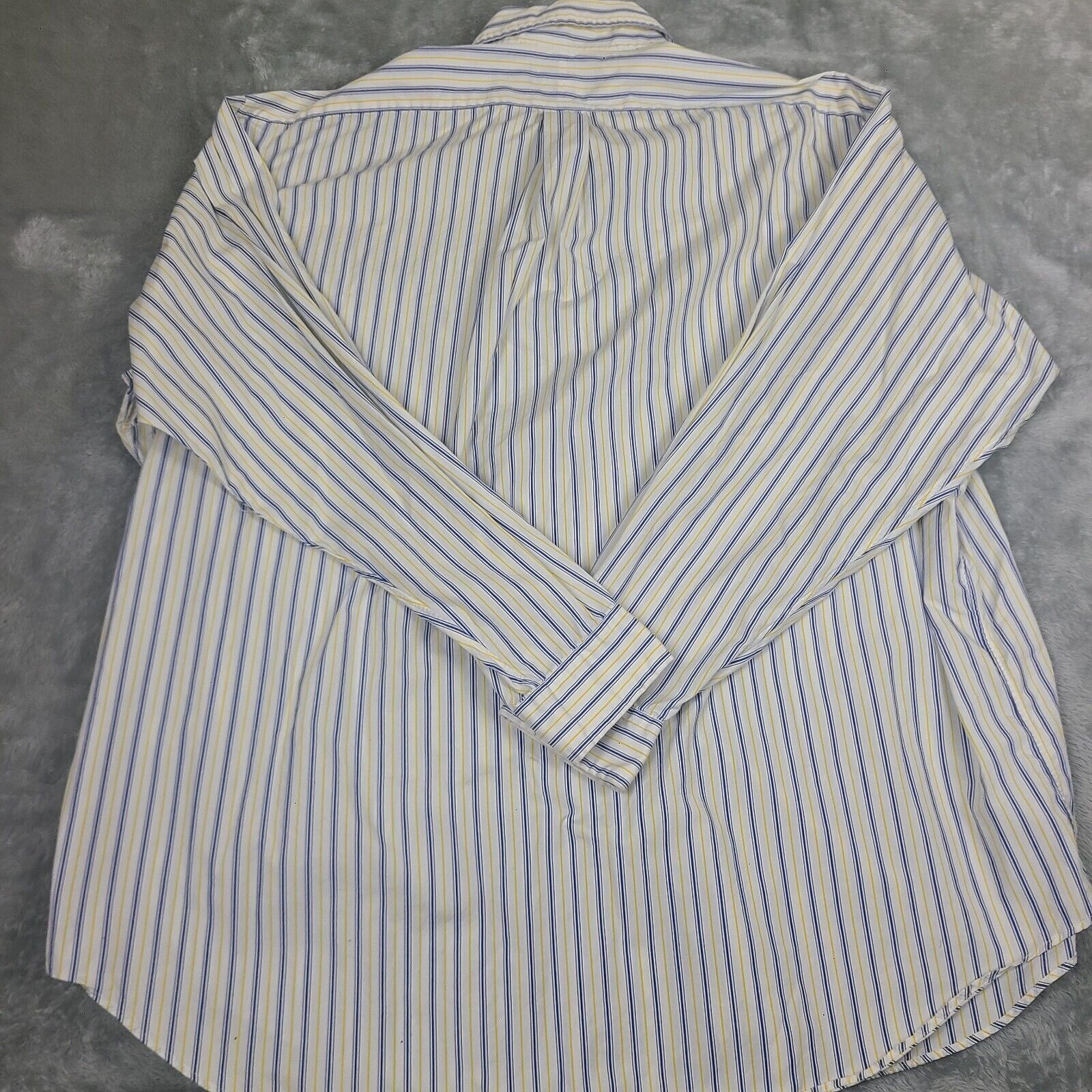 Polo Ralph Lauren Polo Ralph Lauren Shirt Mens Large Blake Two-Ply Striped Blu Size US XXL / EU 58 / 5 - 7 Thumbnail
