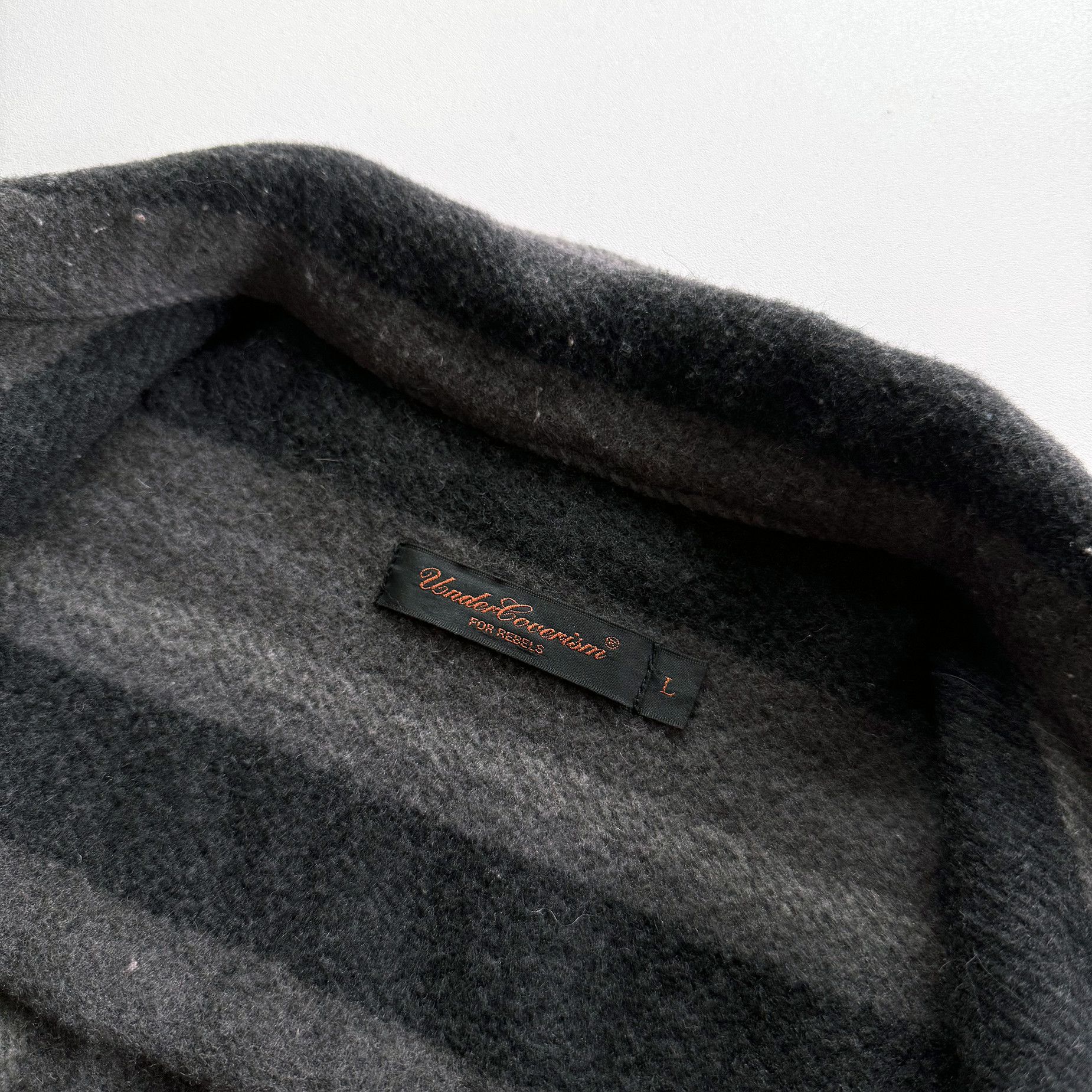 Undercover AW03 Paper Doll Hybrid Reconstructed Wool Overshirt Size US L / EU 52-54 / 3 - 9 Thumbnail