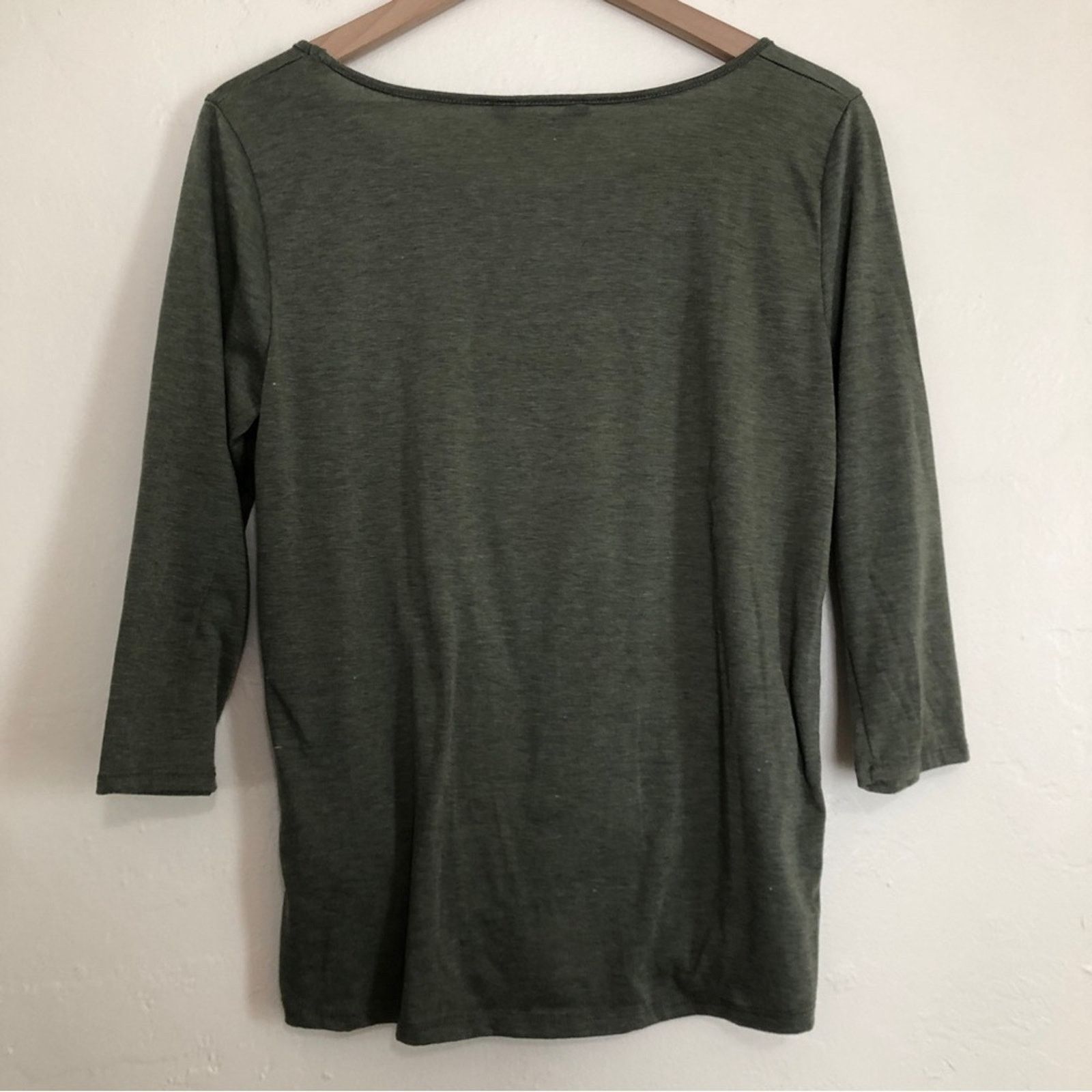 Other SJS Green Gold Metallic Arrows Knot Front Casual Tee Top Size L / US 10 / IT 46 - 7 Thumbnail