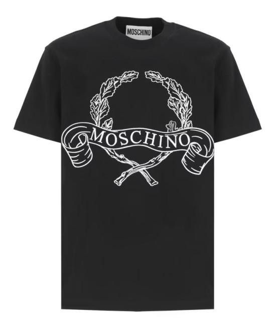 Moschino MOSCHINO Men T-Shirts 251ZZ07220241 1555 Black Size US L / EU 52-54 / 3 - 1 Thumbnail