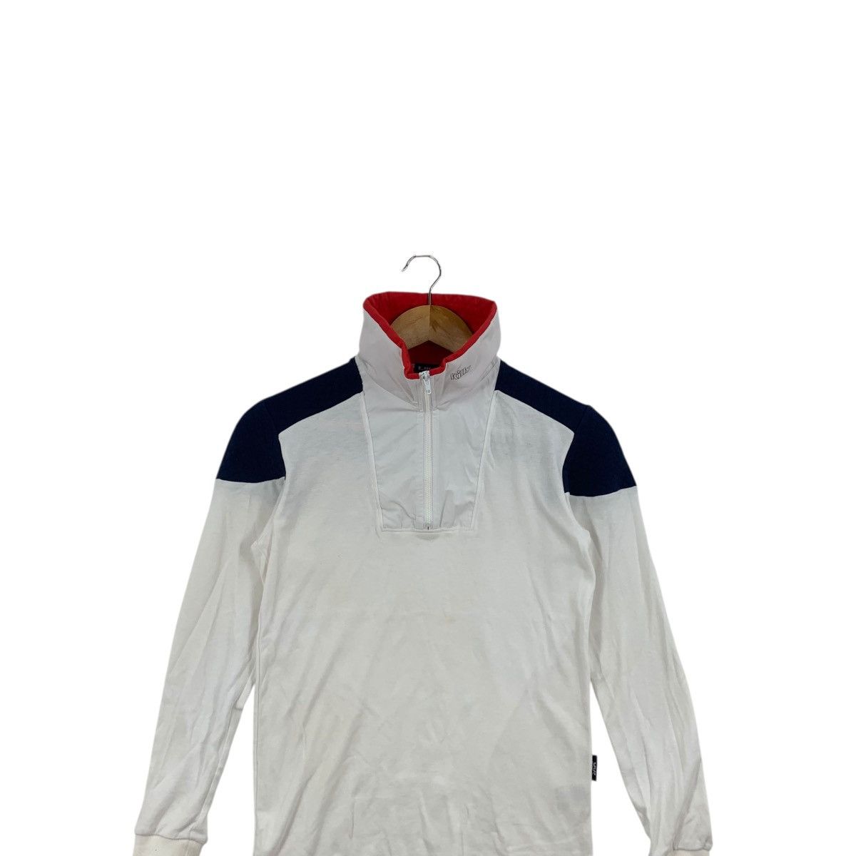 Asics Vintage 90s ASICS KILLY JAPAN Half Zipper Sweater Tee Shirt Size XXS / US 00 / IT 34 - 2 Thumbnail