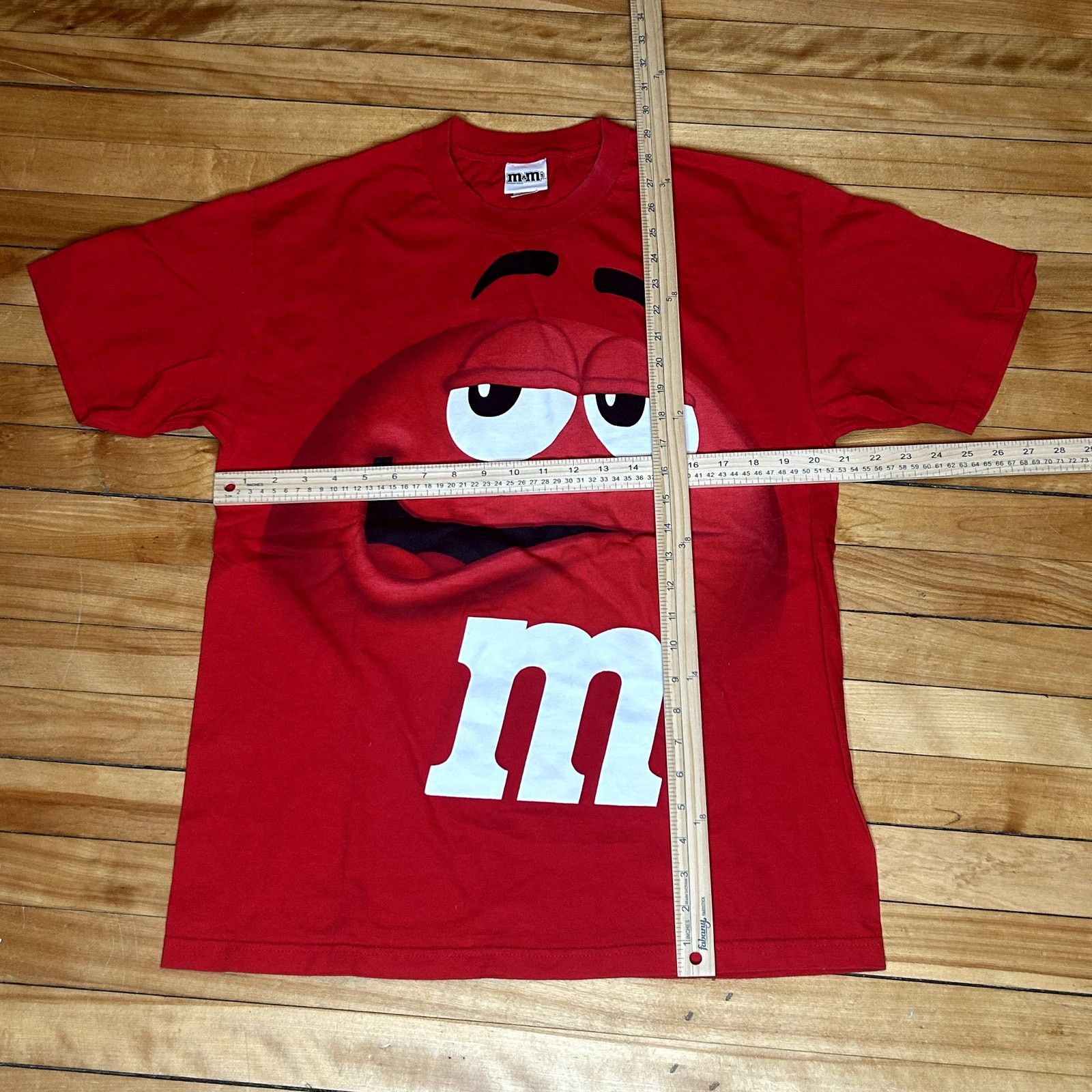 Vintage Y2K Red M&M Candy T-Shirt Large Size US L / EU 52-54 / 3 - 5 Thumbnail