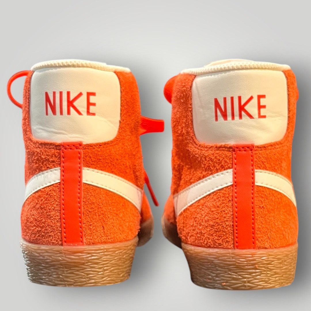 Nike *New* NIKE Blazer Mid Suede Vintage ‘Max Orange Ivory’ Snkr Size US 7.5 / IT 37.5 - 4 Thumbnail