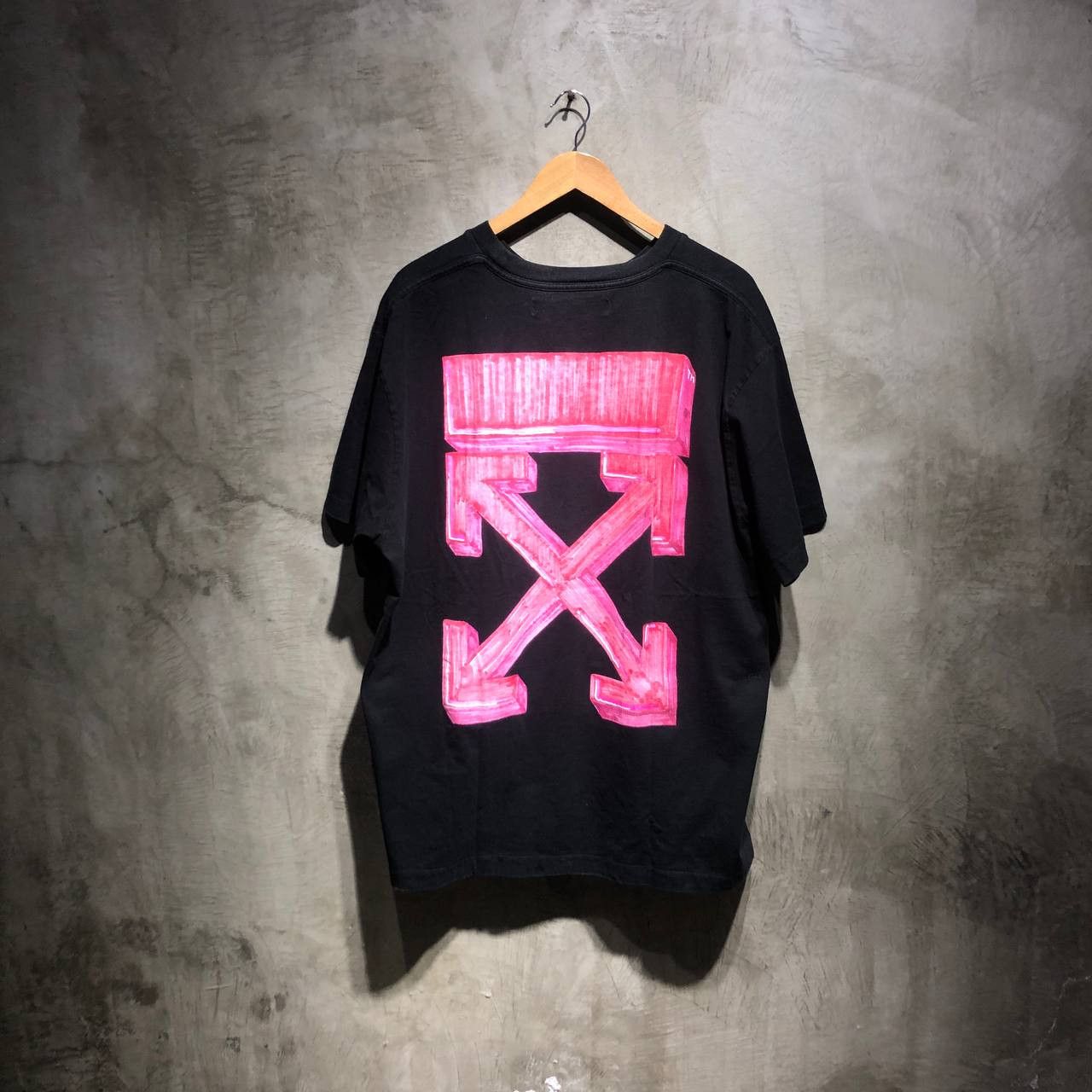 image of Off White Off-White Pen Marker Arrows Tee Fit 3Xl in Black, Men's (Size 2XL)