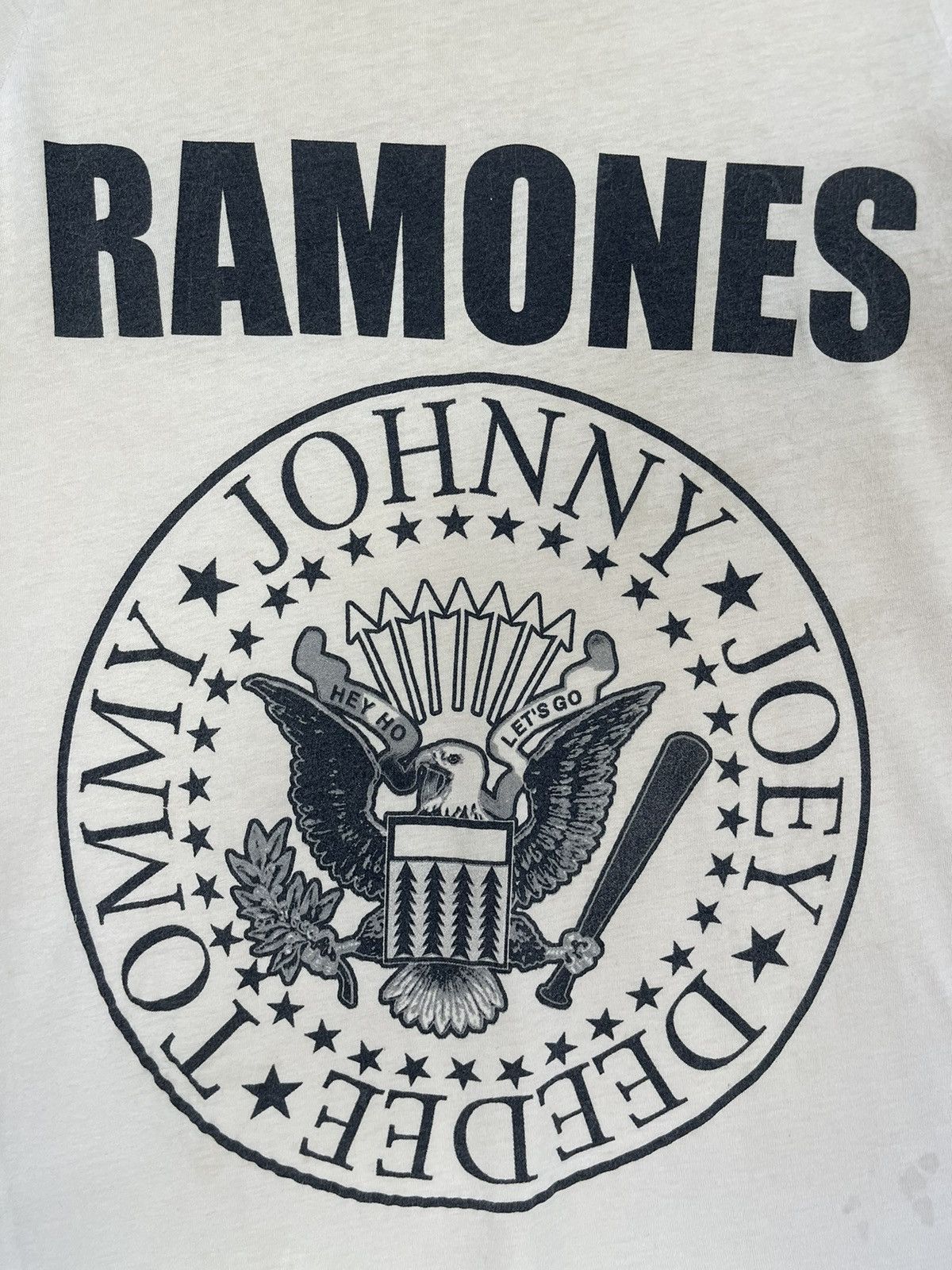 Band Tees Distressed Vintage Ramones Punk Ringer Tee Size US M / EU 48-50 / 2 - 7 Thumbnail