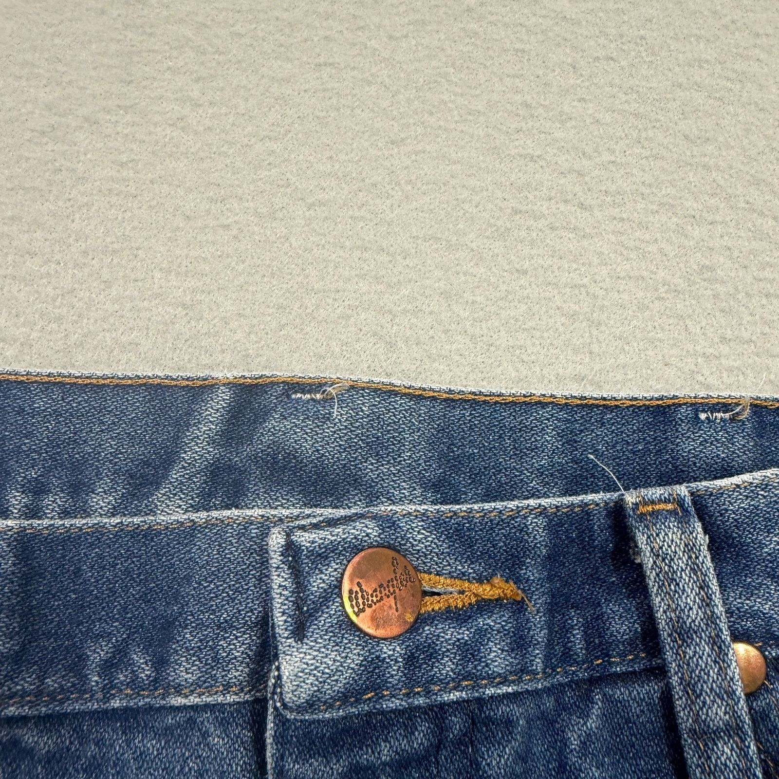 Wrangler Vintage Wrangler Cowboy Cut Slim Fit Jeans Men's 33x30 Blue Size US 33 - 6 Thumbnail