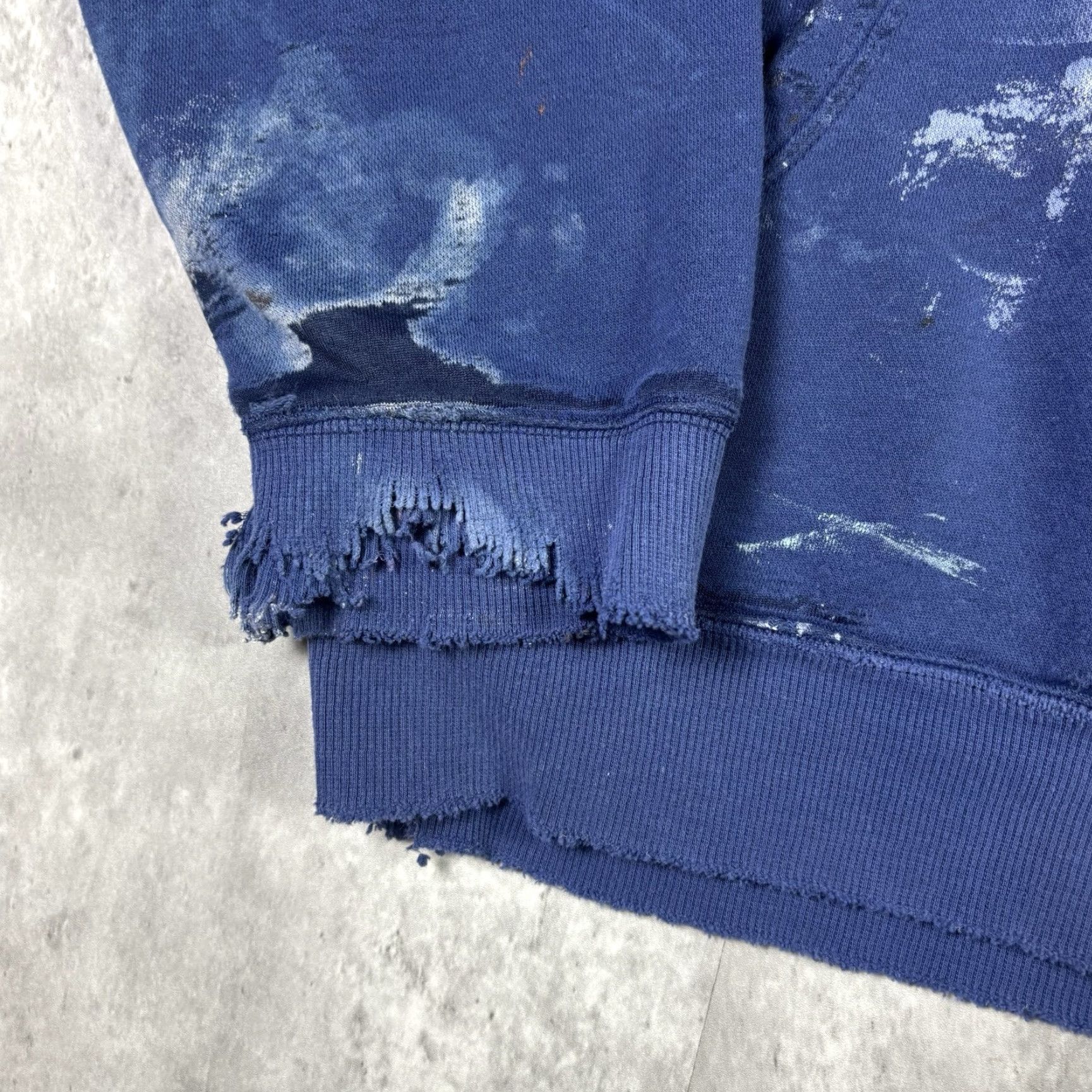 Adidas VINTAGE Adidas Hoodie Pullover 90s Embroidered Logo Blue XL Mens Distressed Size US XL / EU 56 / 4 - 5 Thumbnail