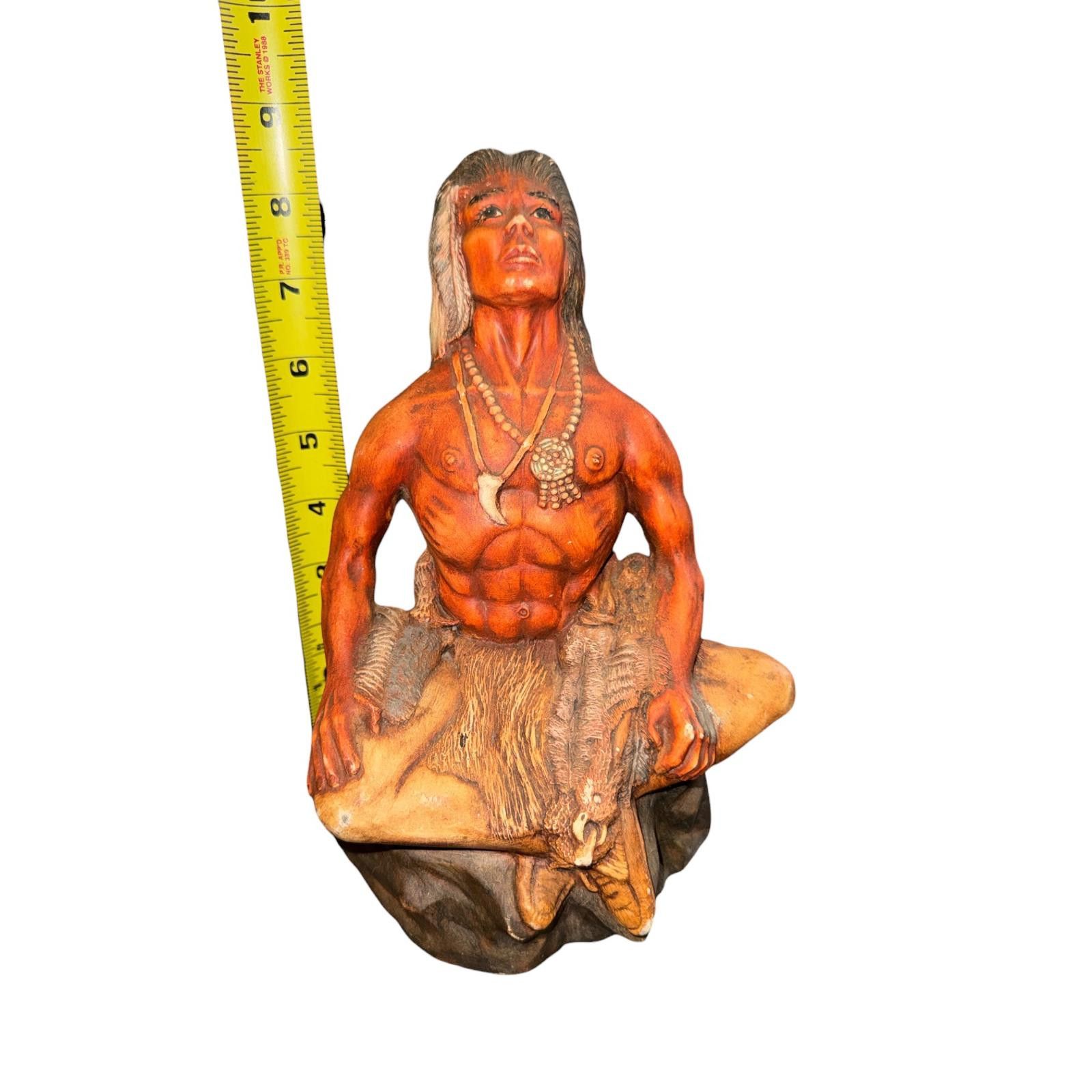 Unknown London Vintage Native American Warrior Figurine Sculpture Size ONE SIZE - 1 Thumbnail