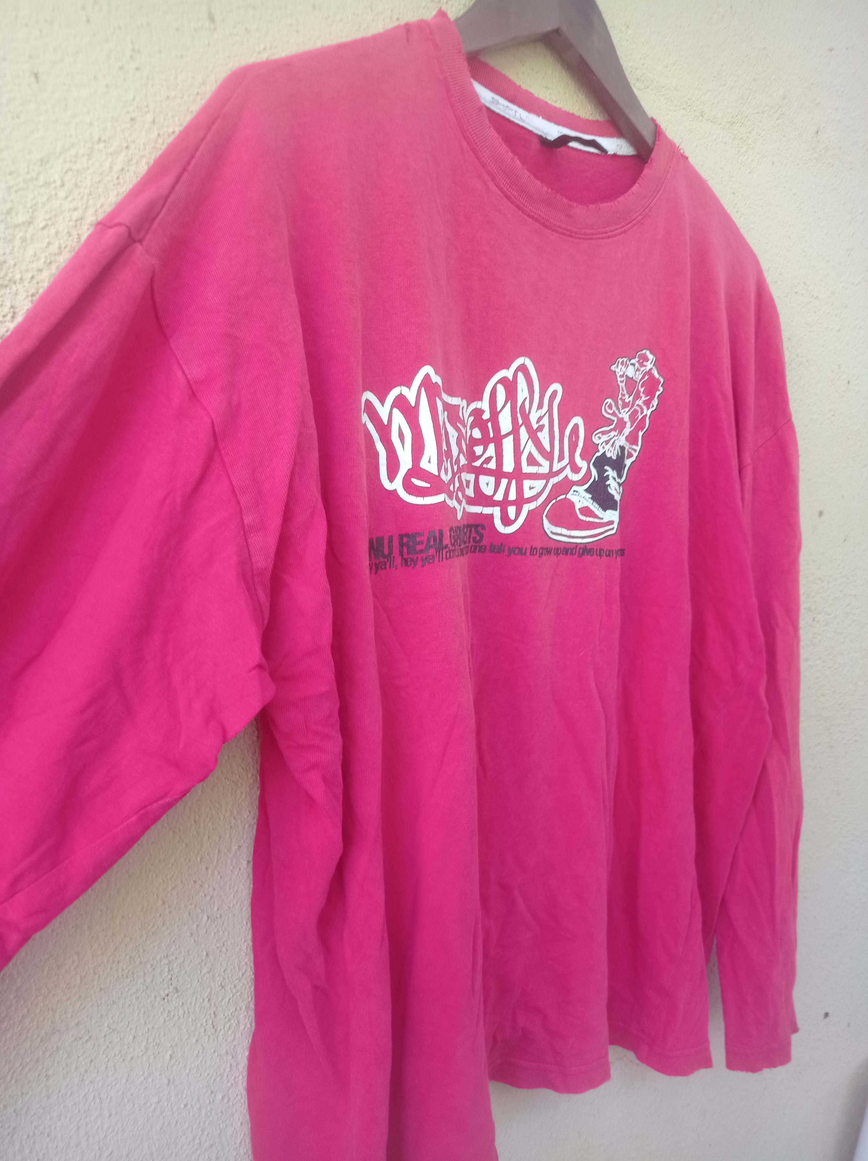 Other Y2k hip-hop grafic destress tee Japanese brand #GL51 Size US L / EU 52-54 / 3 - 3 Thumbnail