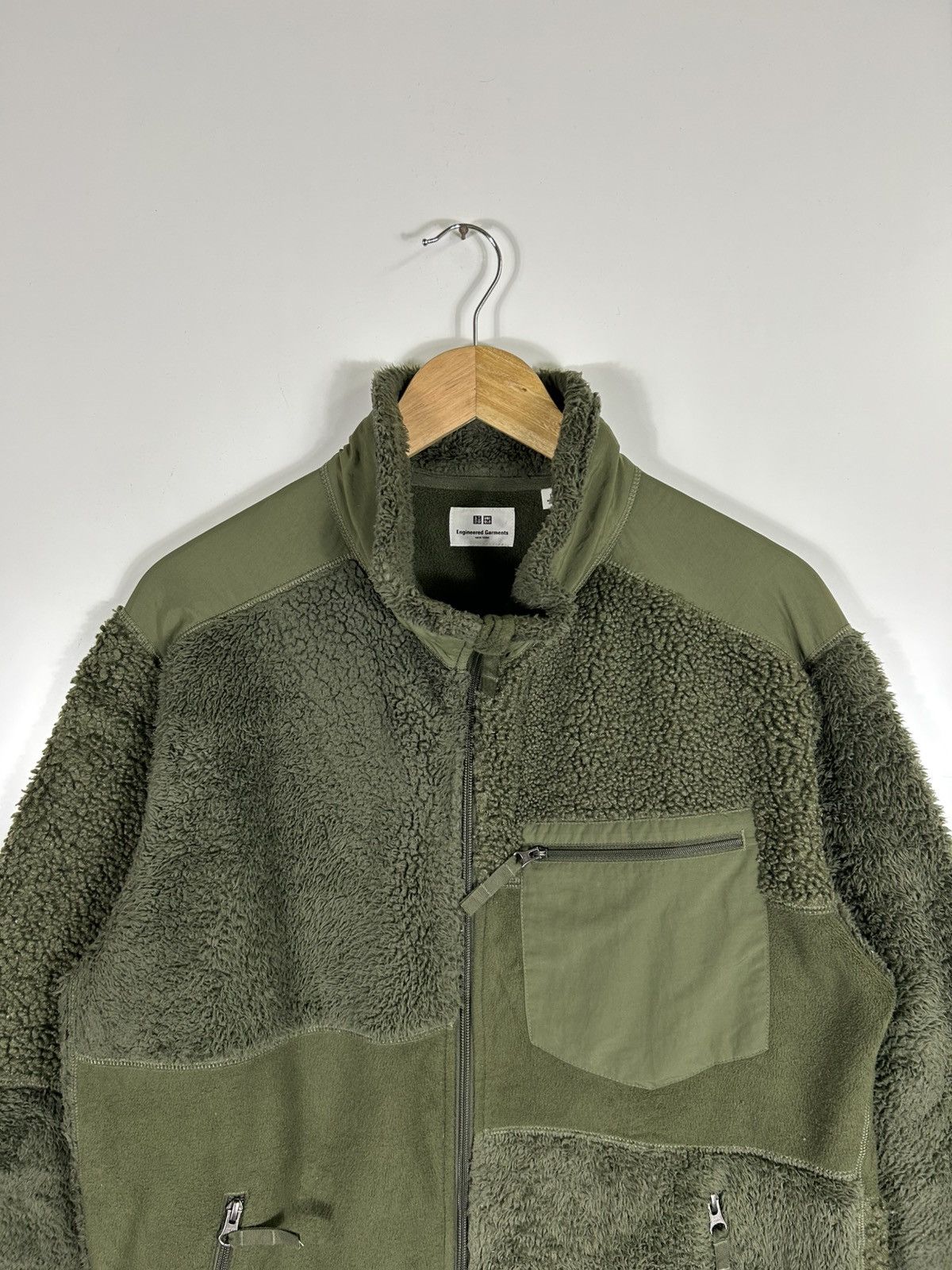Engineered Garments × Japanese Brand × Uniqlo 🔥Engineered Garments❌Uniqlo Fleece Zipper Jacket Size US L / EU 52-54 / 3 - 4 Thumbnail