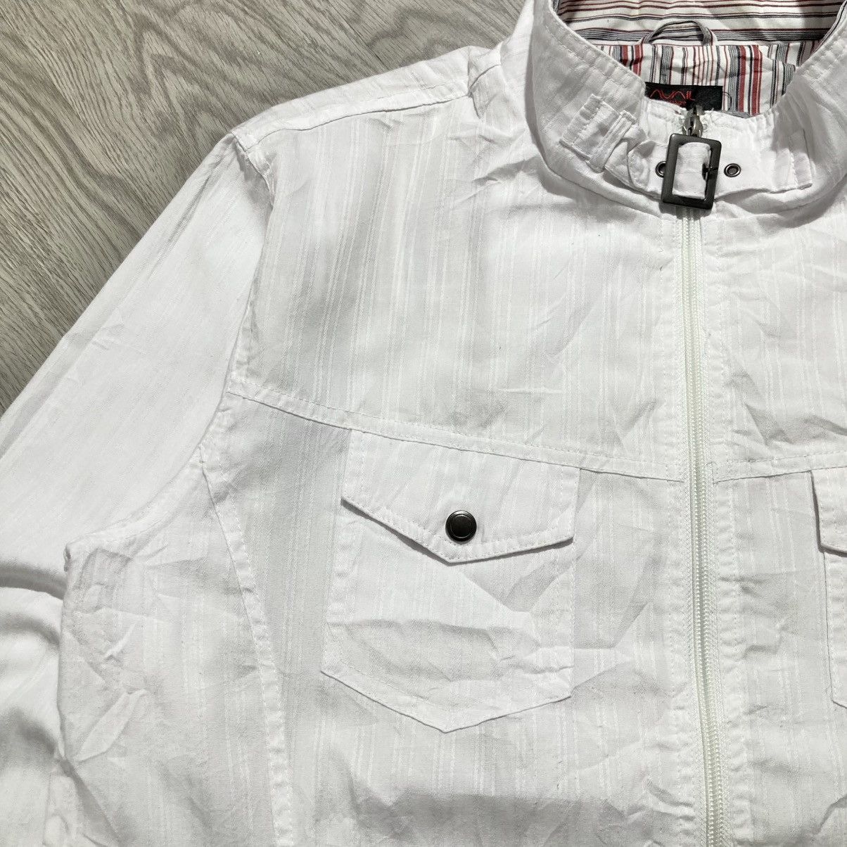 20471120 2000s Avail Double Layer Jacket White Zip Punk Lgb Style Size US XL / EU 56 / 4 - 5 Thumbnail