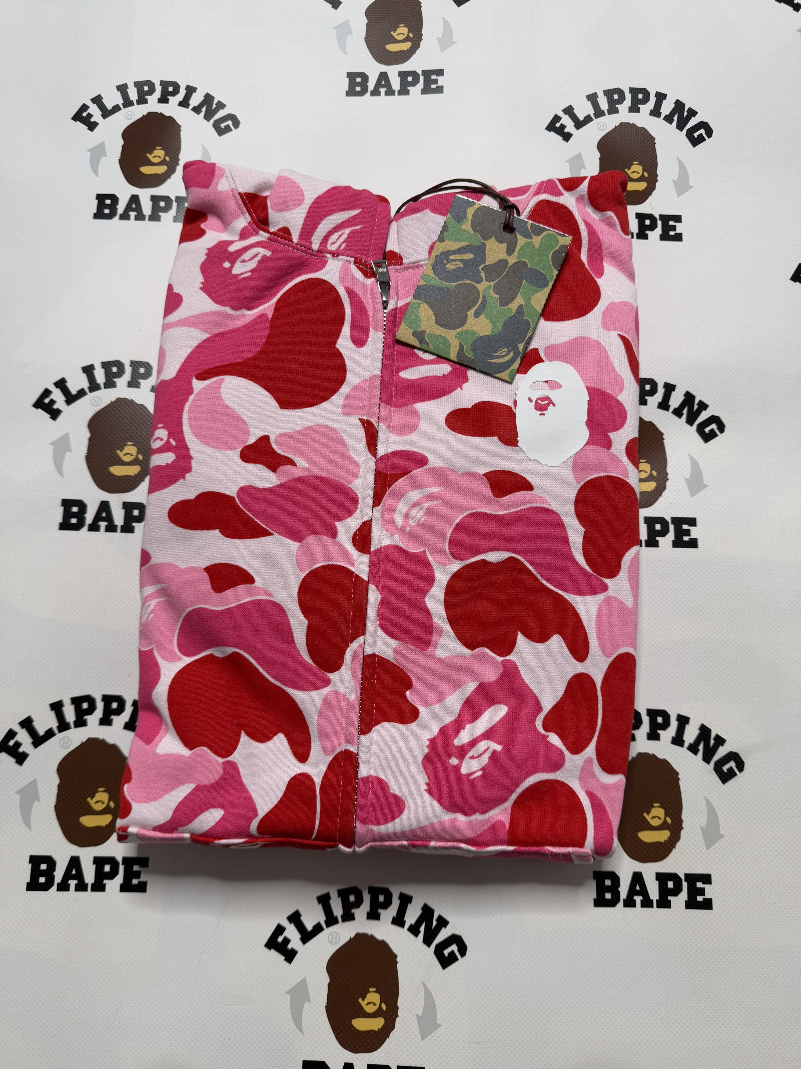 Bape BAPE ABC CAMO LOGO RIB FULL ZIP HOODIE Size US XL / EU 56 / 4 - 17 Thumbnail