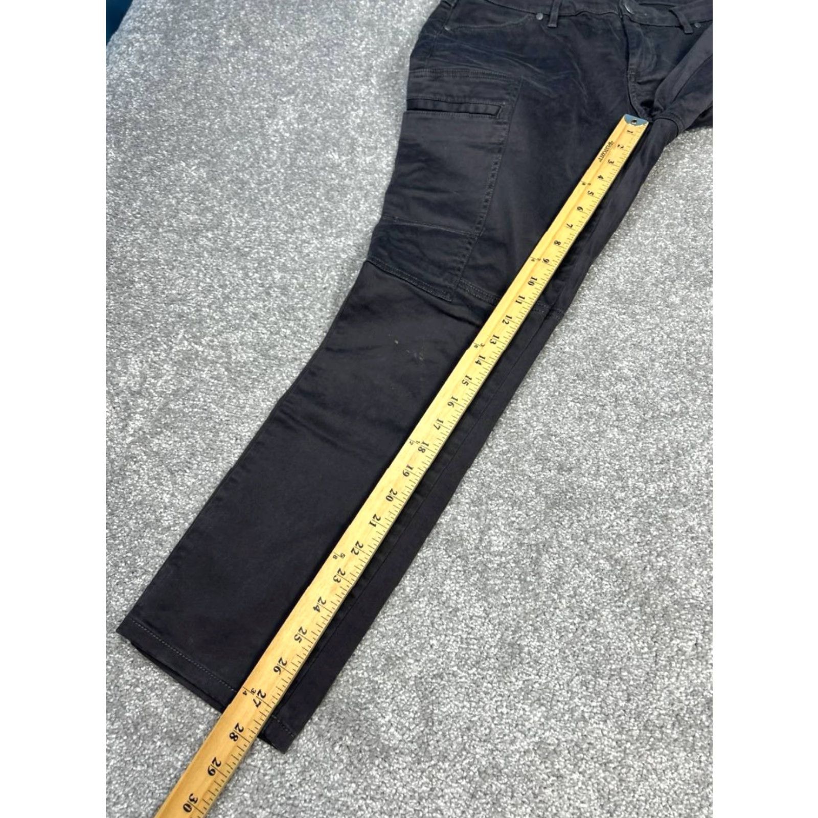 Prana prAna Louisa Pants 10 Black Cargo Cotton Stretch Mid Rise Skinny Leg Womens Size 32" / US 10 / IT 46 - 5 Thumbnail