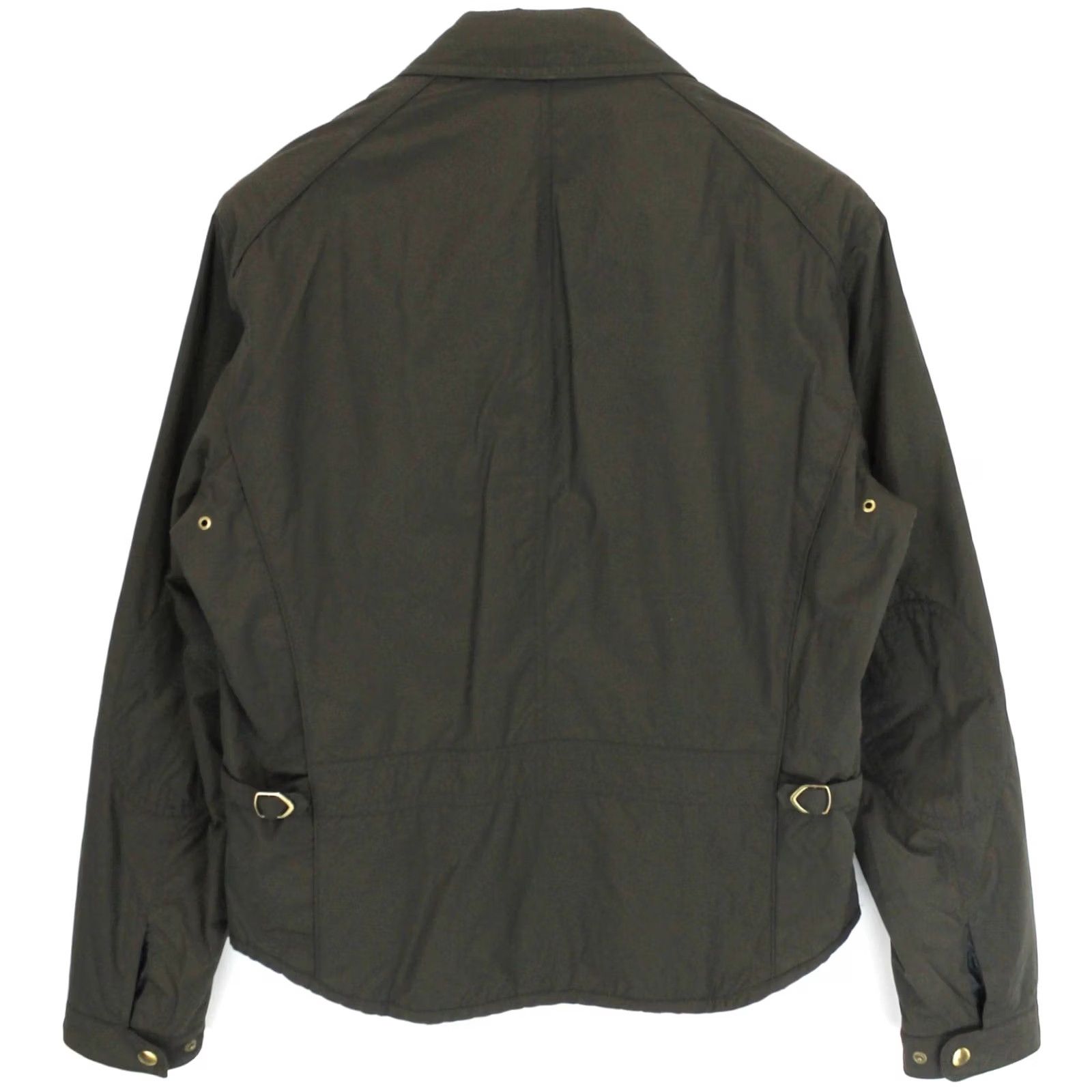 Massimo Dutti Massimo Dutti Jacket Women Large Lightweight Full Zip Polo Collar Jacket Women L Brown Size L / US 10 / IT 46 - 2 Thumbnail