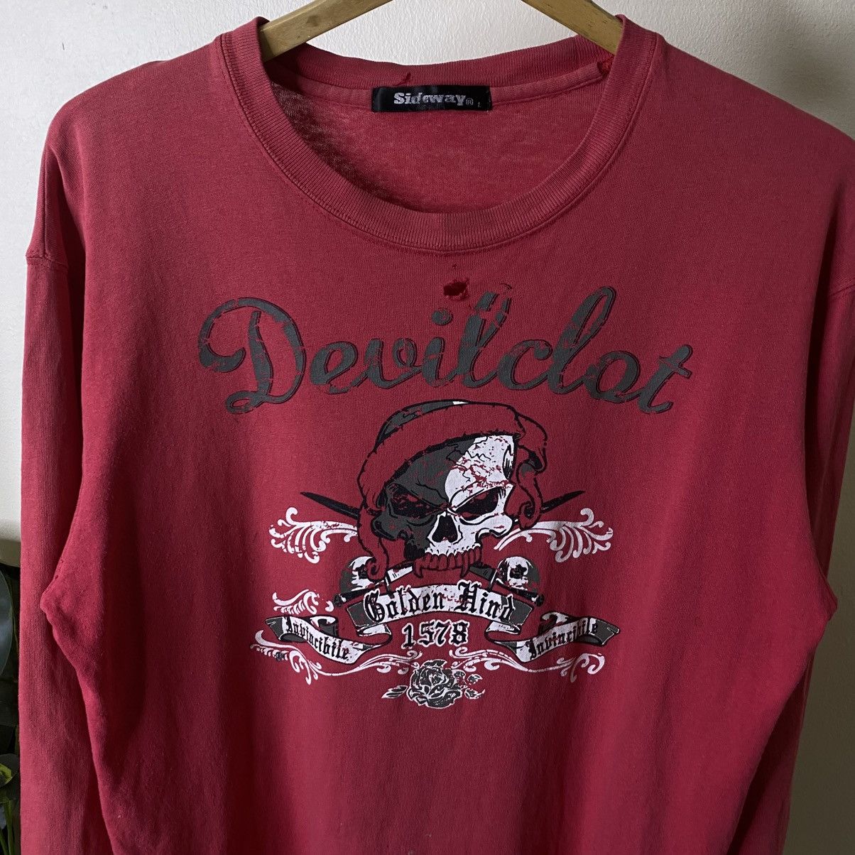 If Six Was Nine Sideways Skulls Cyber Gothic Punk Grunge Ifsixwasnine LS Tee Size US L / EU 52-54 / 3 - 2 Thumbnail