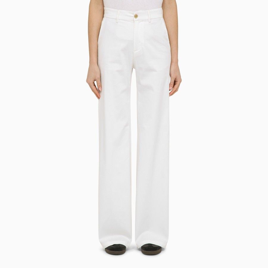 DEPARTMENT5 o1d2blof0824 Cotton Trousers in White Size 27" / US 4 / IT 40 - 1 Thumbnail