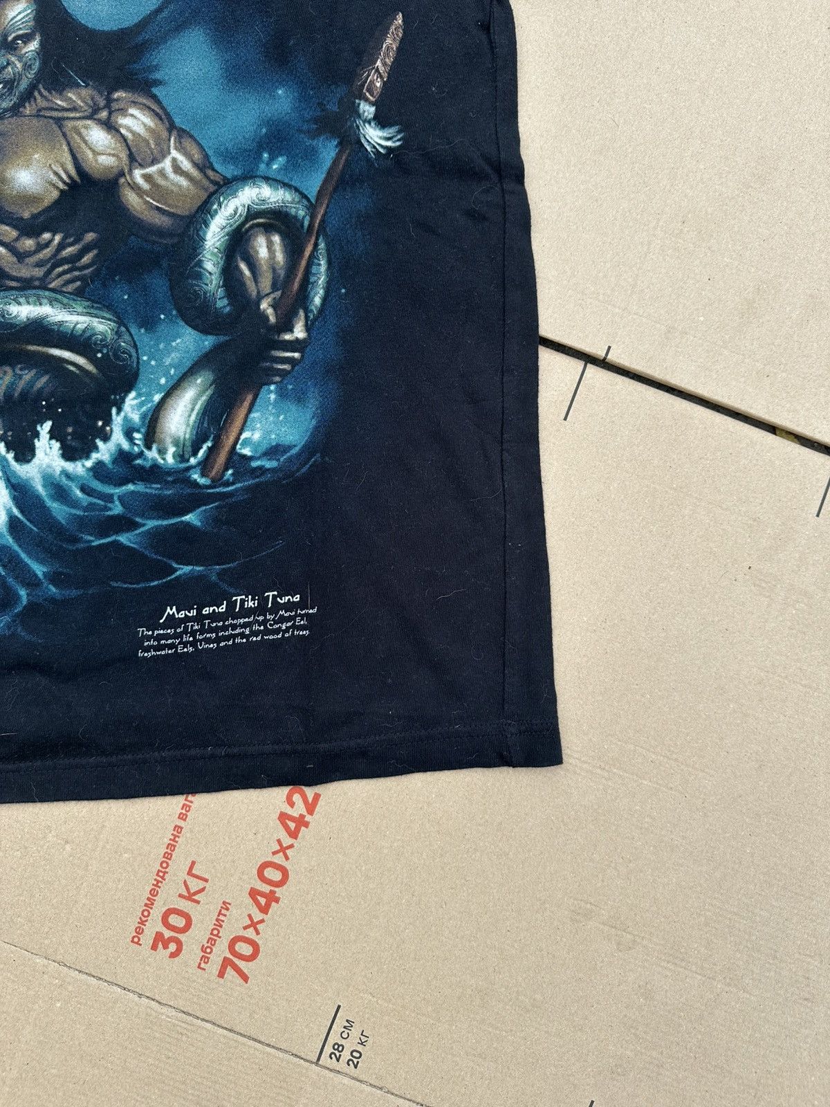 Band Tees × Japanese Brand × Vintage Aotearoa Maori Myth Graphic Tee Wild Planet New Zealand Size US M / EU 48-50 / 2 - 8 Thumbnail