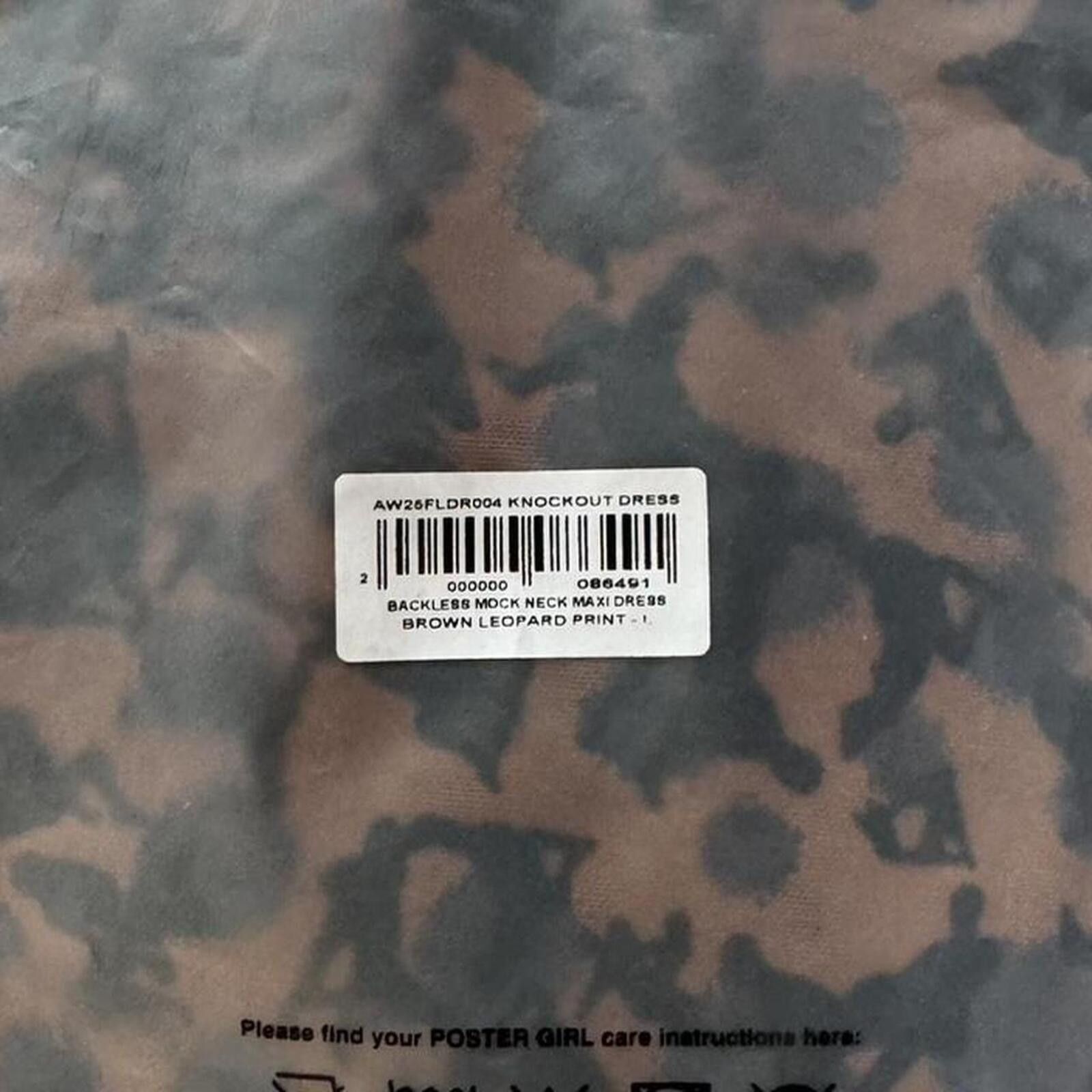 Other Poster Girl - KNOCKOUT DRESS CHESTNUT LEOPARD PRINT Size L / US 10 / IT 46 - 7 Thumbnail