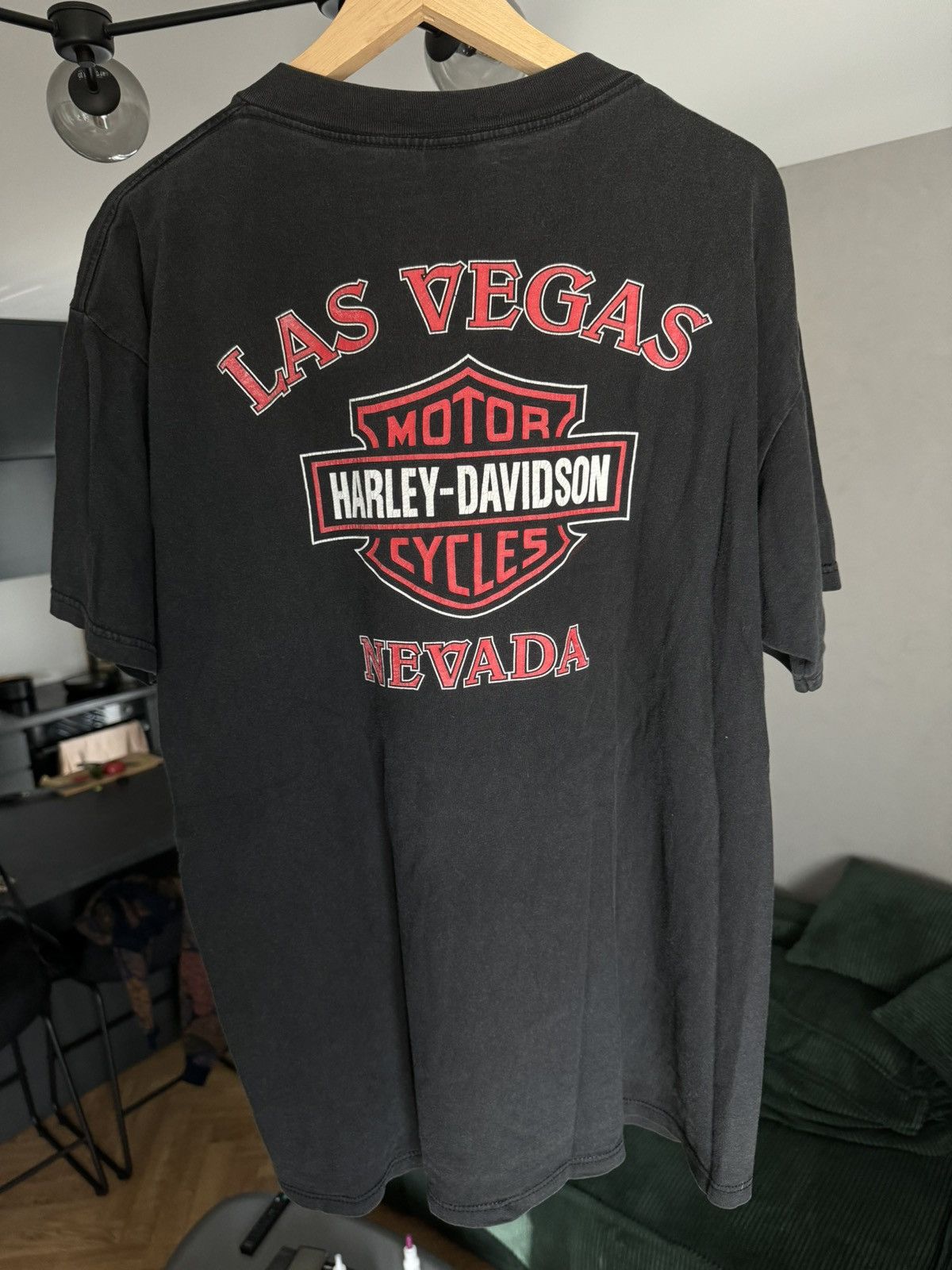 Harley Davidson × Vintage Vinatage harley Davidson t-shirt Size US XL / EU 56 / 4 - 2 Thumbnail