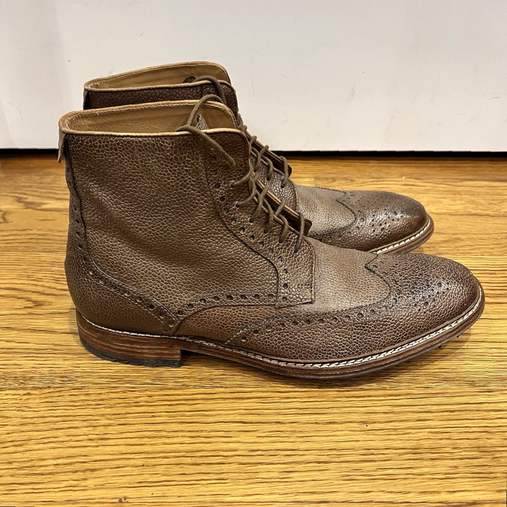 LLOYD Lloyd Wingtip Boots Brown Size 8.5 Men Shoe Size US 8.5 / EU 41-42 - 4 Thumbnail
