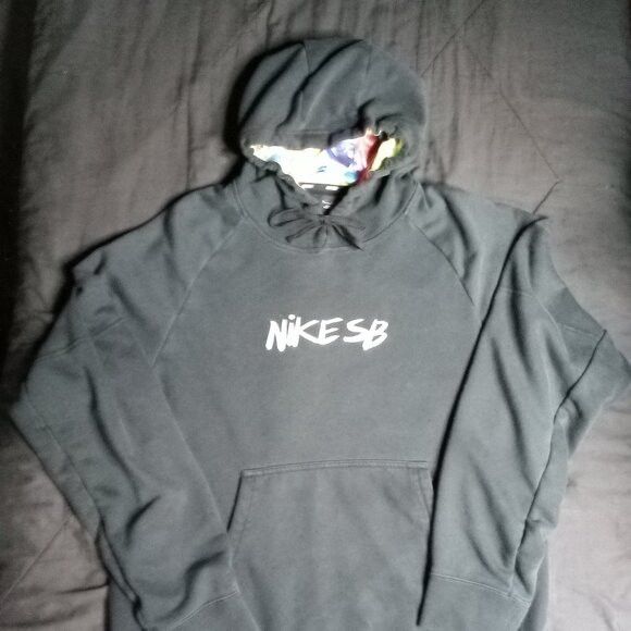 Nike SB Vintage Y2K Nike SB Spell Out Hoodie Sweatshirt Size US XL / EU 56 / 4 - 2 Thumbnail