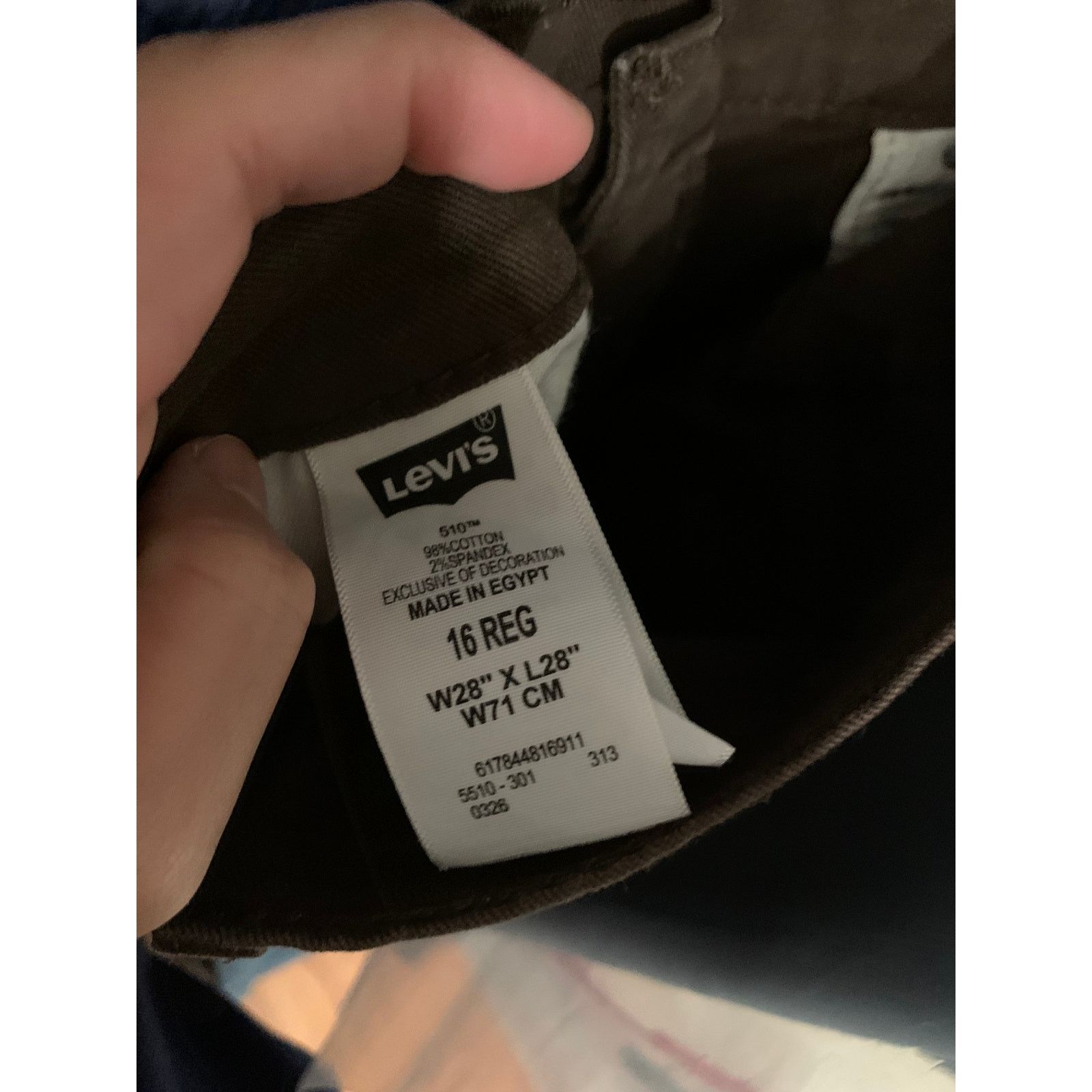 Levi's Levi's Jeans Women Size 28 Brown Jeans Size 28" / US 6 / IT 42 - 4 Thumbnail