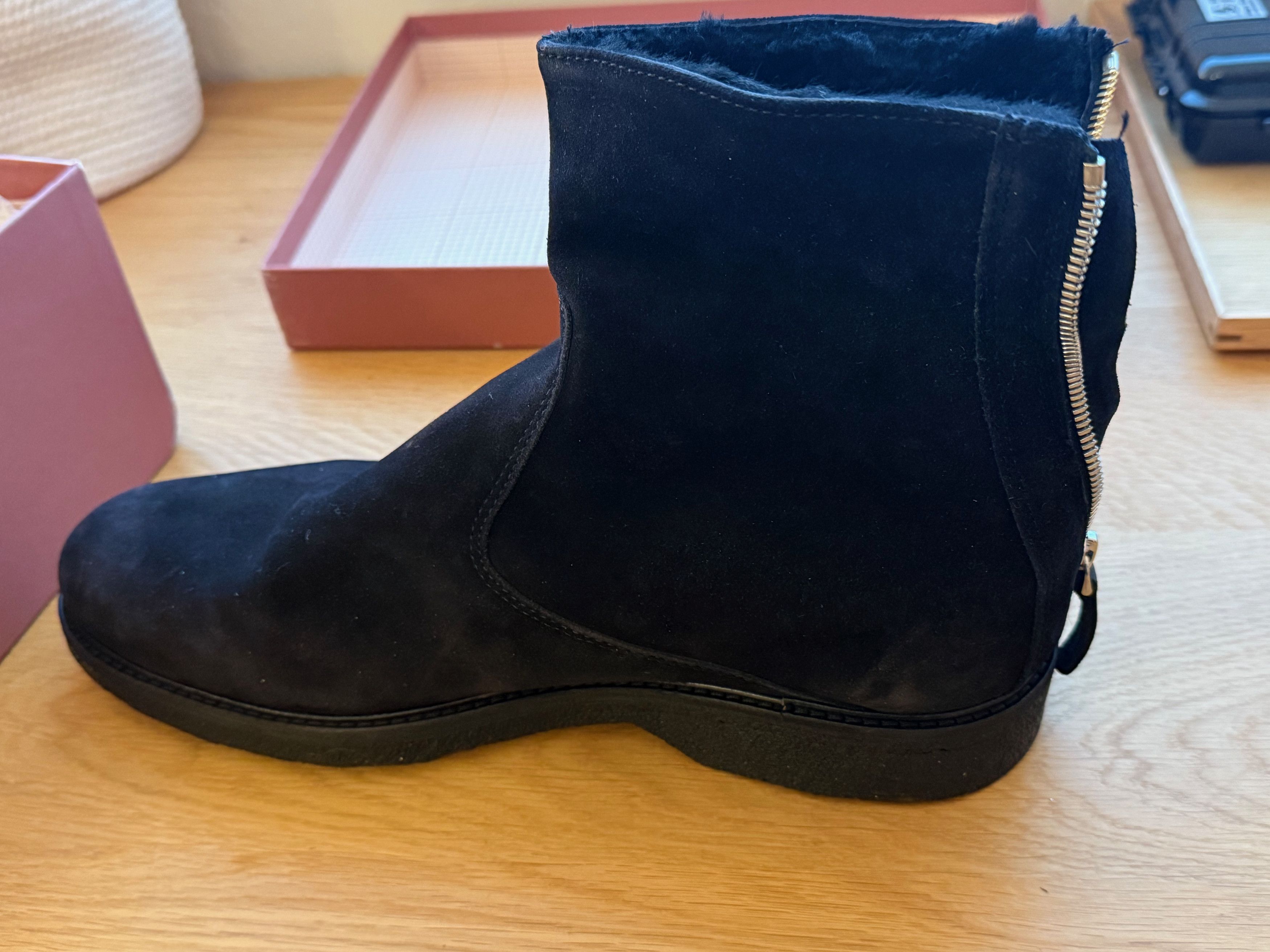 WANT Les Essentiels Want Les Essentiels Stevie Crepe Sole Shearling Ankle Boot Size US 10.5 / EU 43-44 - 3 Thumbnail