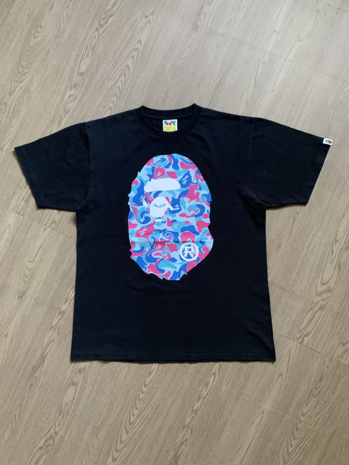 Bape Bape Marble Double sided Camo Tshirt Size US L / EU 52-54 / 3 - 1 Thumbnail