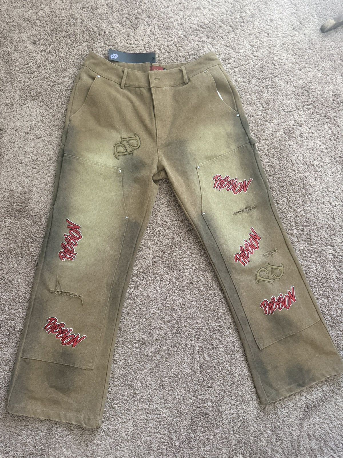 Other Human passion brown carpenter pants size L Size US 34 / EU 50 - 1 Thumbnail