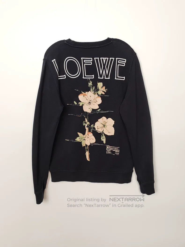 Loewe Loewe Letter Floral Print Hoodie Size US XS / EU 42 / 0 - 2 Thumbnail