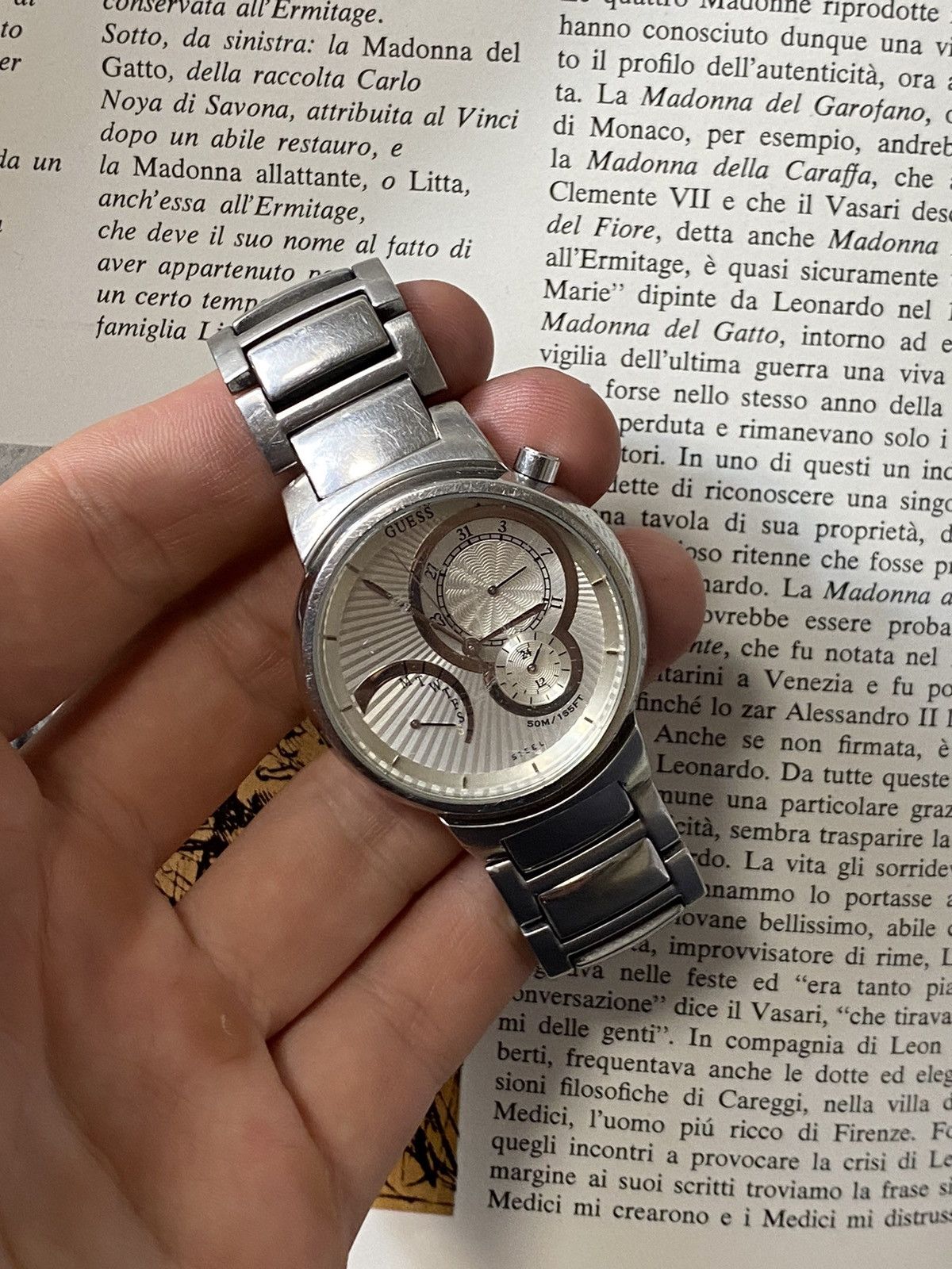 Guess Guess Steel Watch: Stylish Multi-Function Timepiece Size ONE SIZE - 5 Thumbnail