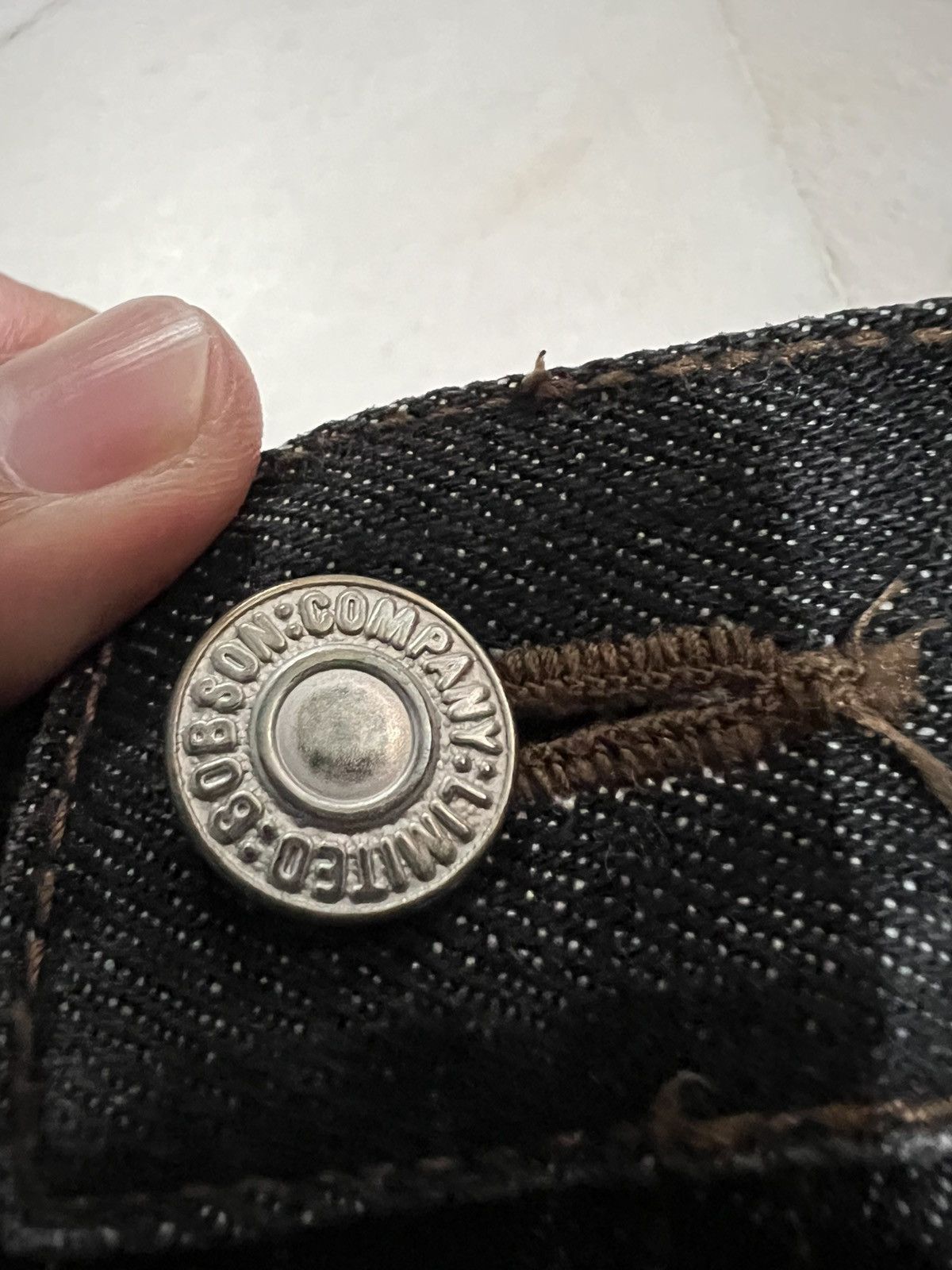 Japanese Brand 🌈Baggy Vintage Bobson Jean Size US 29 - 7 Thumbnail