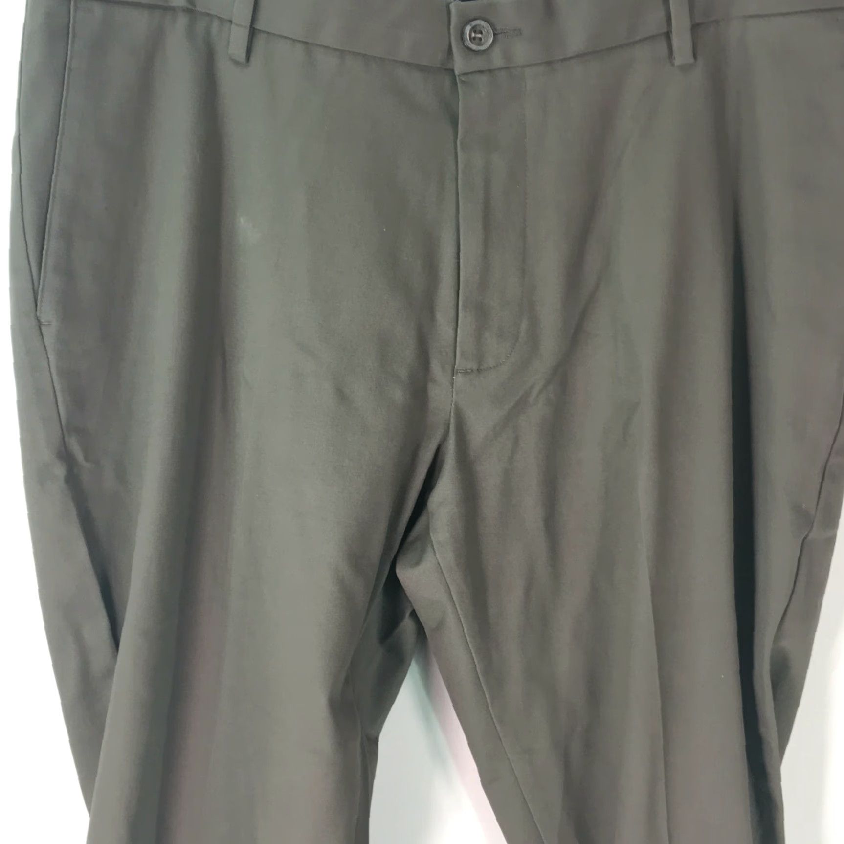 Dockers Dockers Mens Flat Front Athletic Mid Rise Casual Green Dress Pants 36X30 Size US 38 / EU 54 - 2 Thumbnail