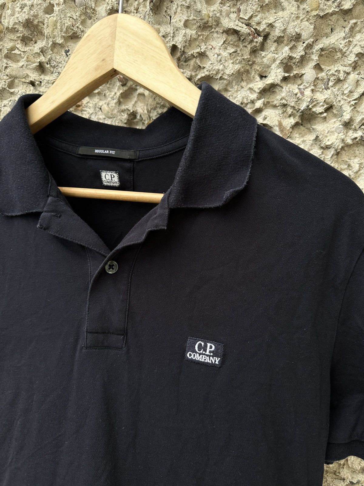 C.P. Company × Massimo Osti Cp Company navy polo shirt Size US M / EU 48-50 / 2 - 2 Thumbnail