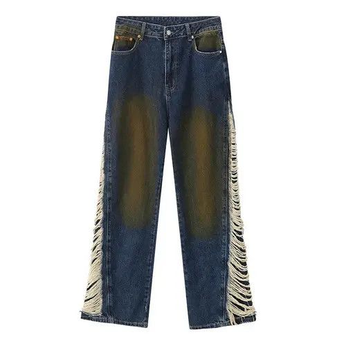 Japanese Brand Shizuku x Kato Retro punk distressed denim jeans pants Size US 32 / EU 48 - 5 Thumbnail