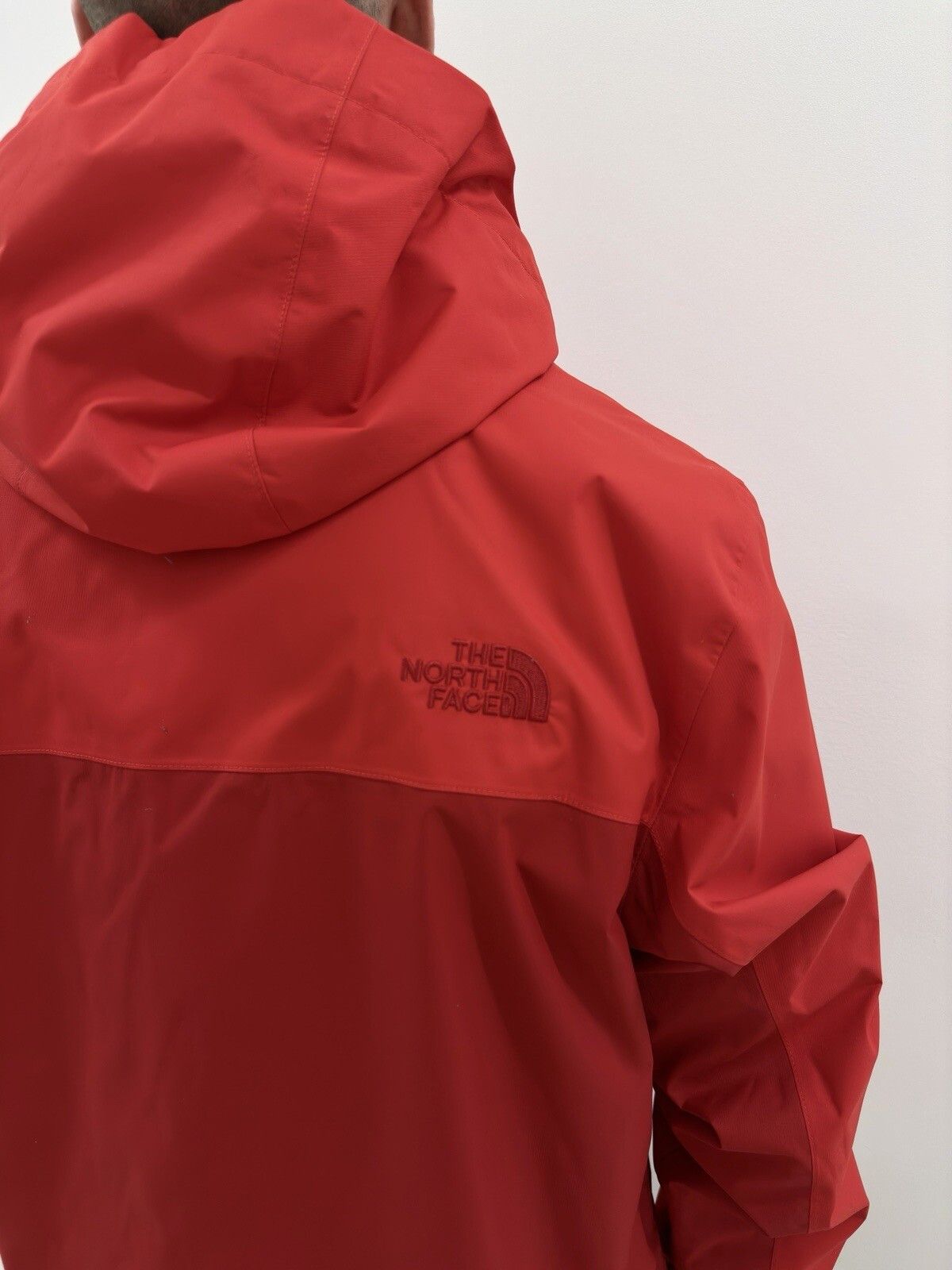 The North Face The North Face Dryvent Hooded Rain Jacket Red Hiking Outdoor Size US L / EU 52-54 / 3 - 7 Thumbnail