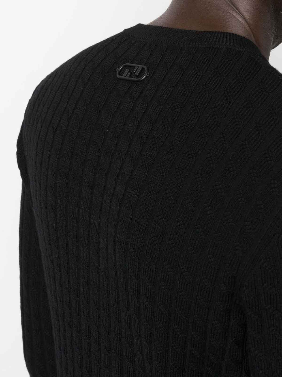 Fendi o1y0125 Sweater in Black Size US L / EU 52-54 / 3 - 3 Thumbnail