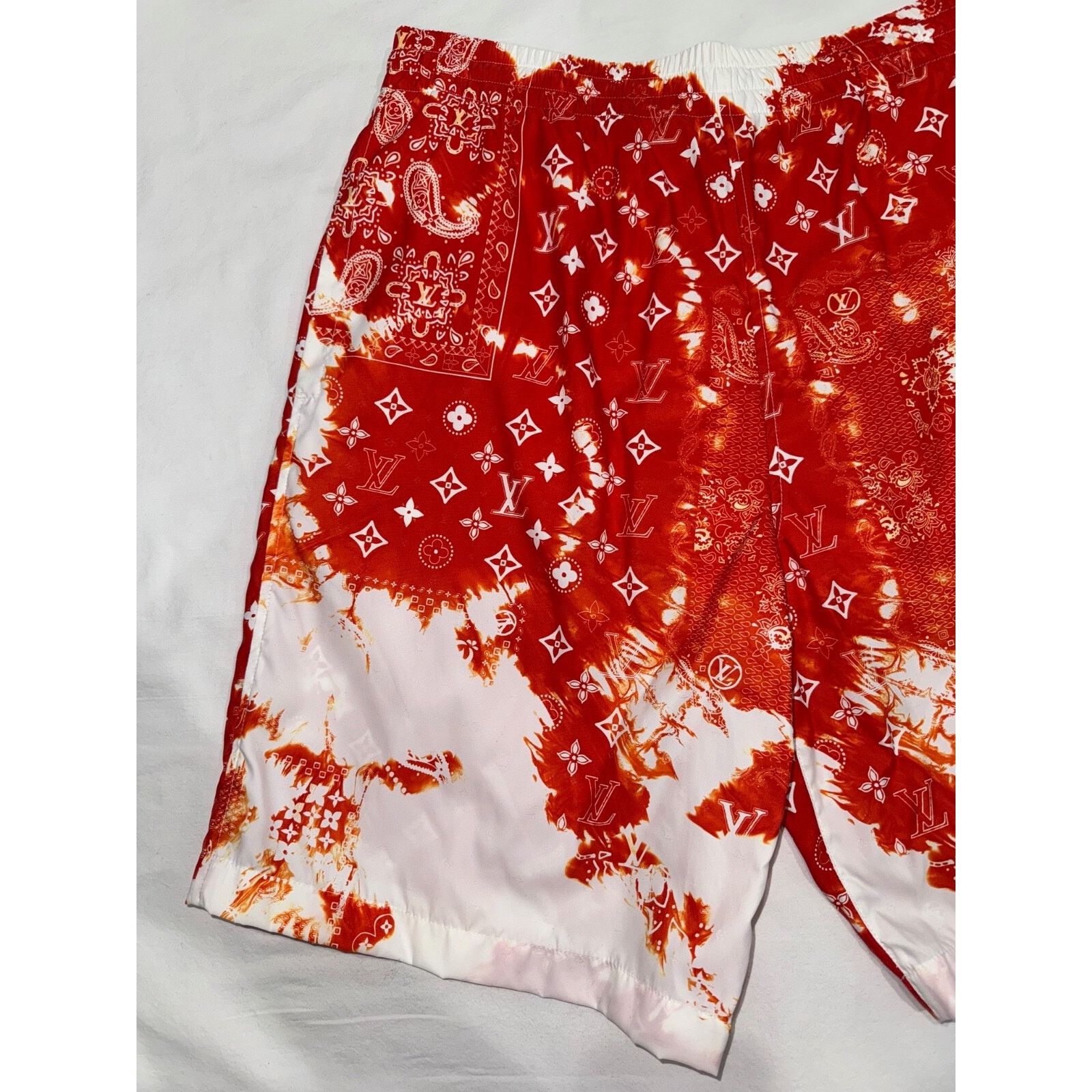 Louis Vuitton Louis Vuitton Bandana Orange LV Monogram Logo Swimming Size US 34 / EU 50 - 3 Thumbnail