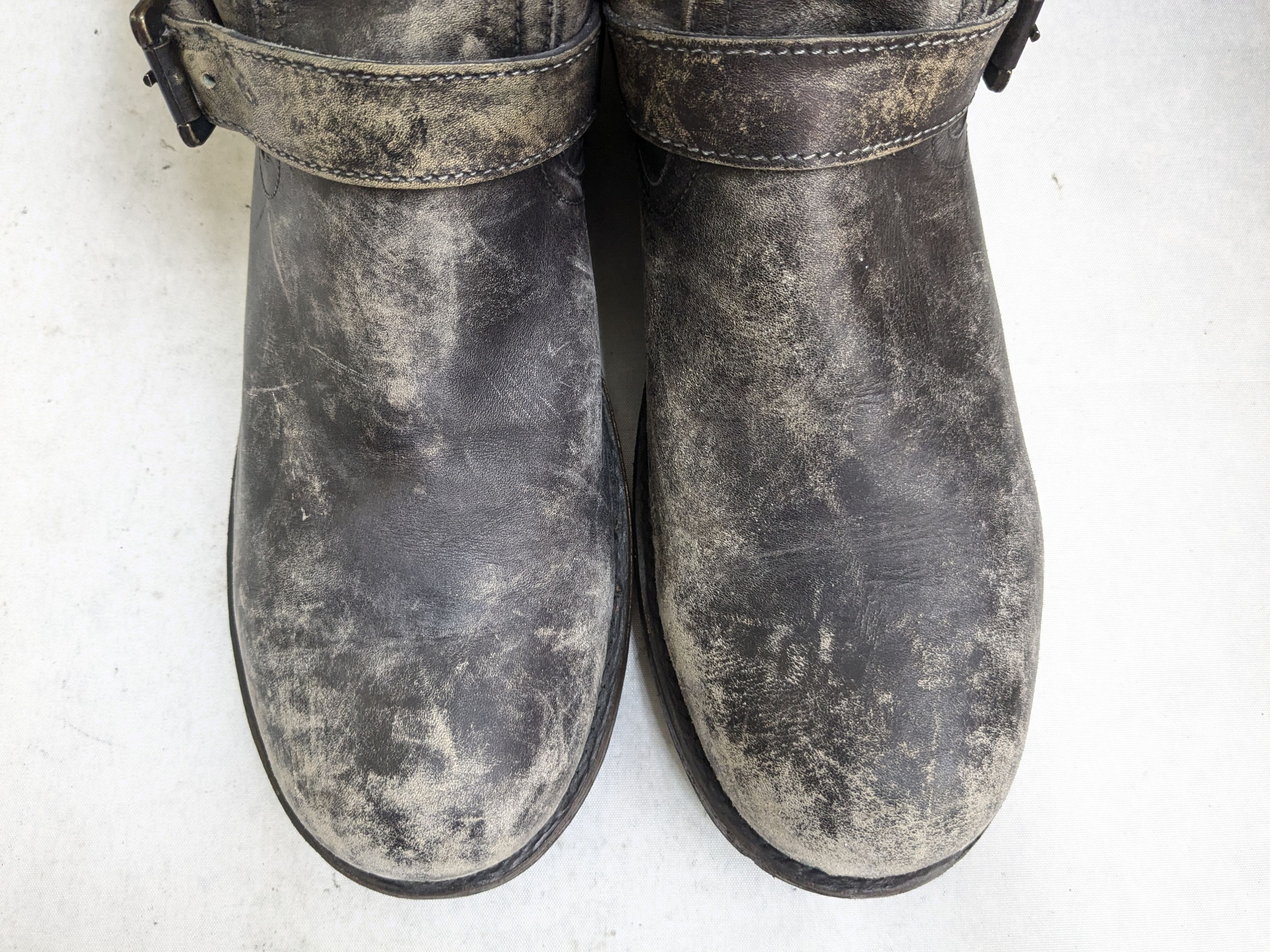 Frye Frye Engineer Boots Stonewash 11 D Buckle Strap Size US 11 / EU 44 - 3 Thumbnail