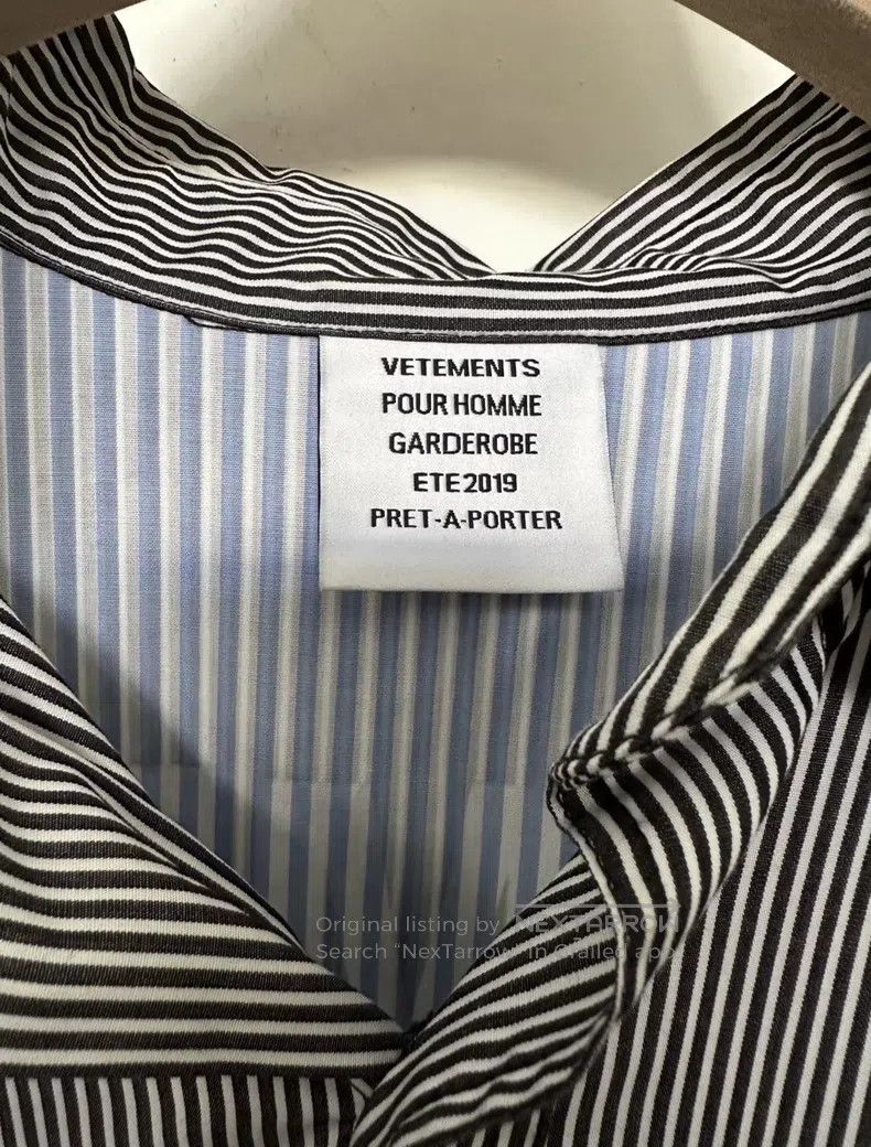 Vetements Vetements Asymmetrical Hem Blouse Size US S / EU 44-46 / 1 - 3 Thumbnail