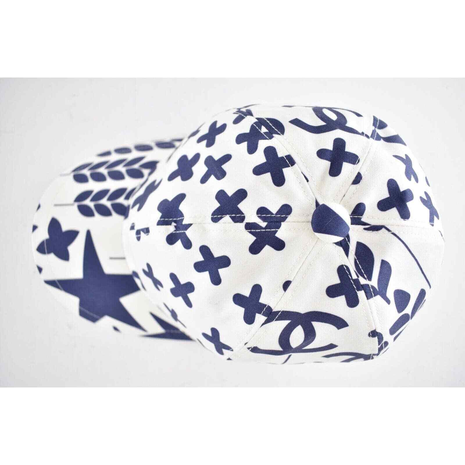 Chanel Chanel Graffiti CC Silver Logo Baseball Cap Curved Peak Hat Size ONE SIZE - 10 Thumbnail