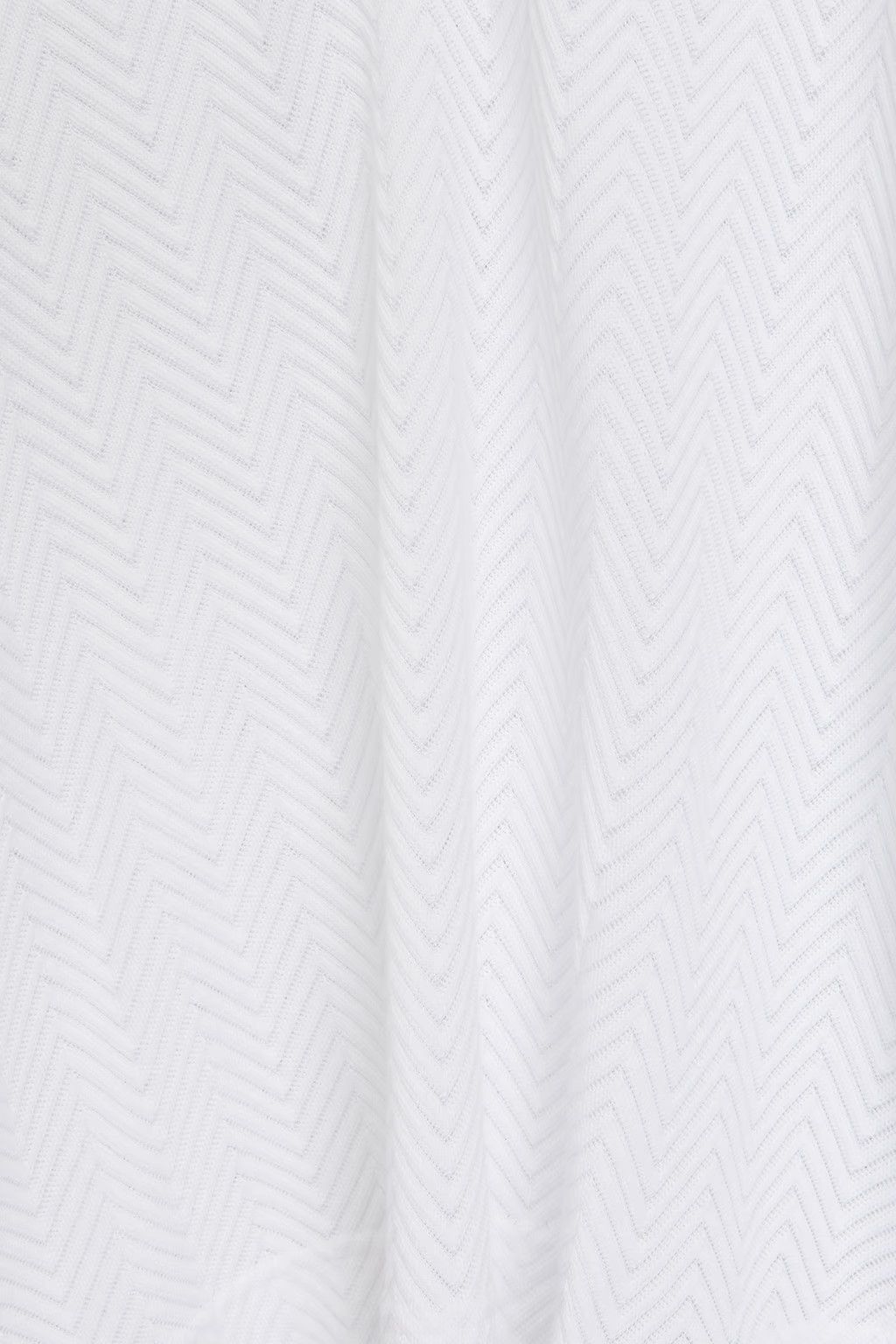 Missoni o1y0225 Zip Polo Shirt in White Size US S / EU 44-46 / 1 - 4 Thumbnail