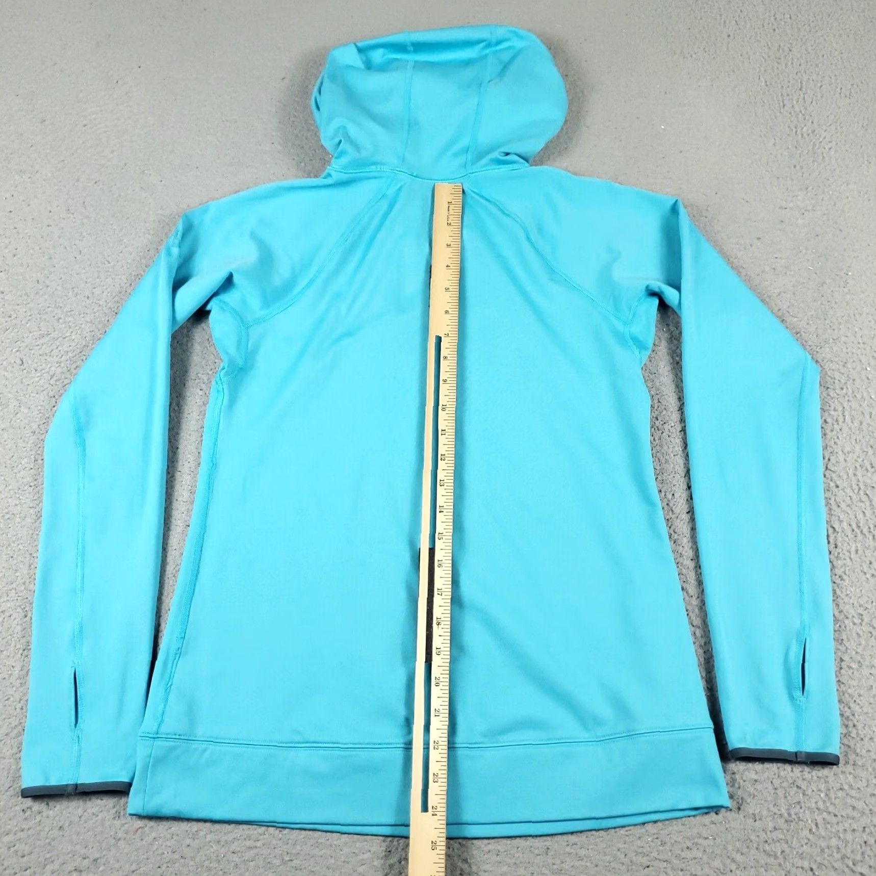 Nike Nike Women's Small Blue Pullover Hoodie Sweatshirt Casual Activewear Slim Fit Swoosh Logo Size S / US 4 / IT 40 - 7 Thumbnail