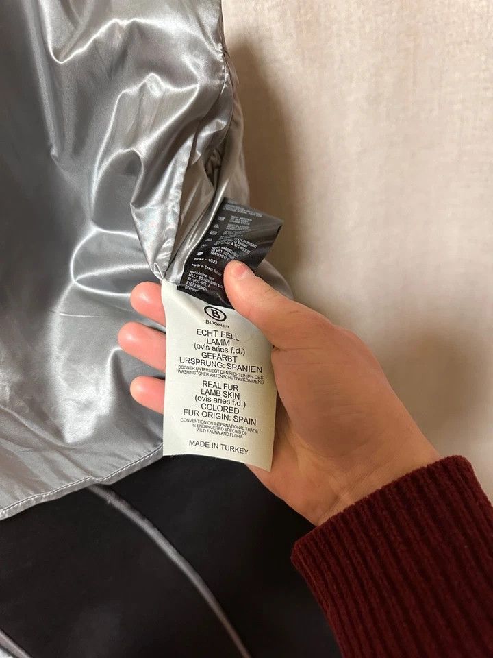 Bogner Bogner Lamm Coat Gray Sz L Size L / US 10 / IT 46 - 10 Thumbnail