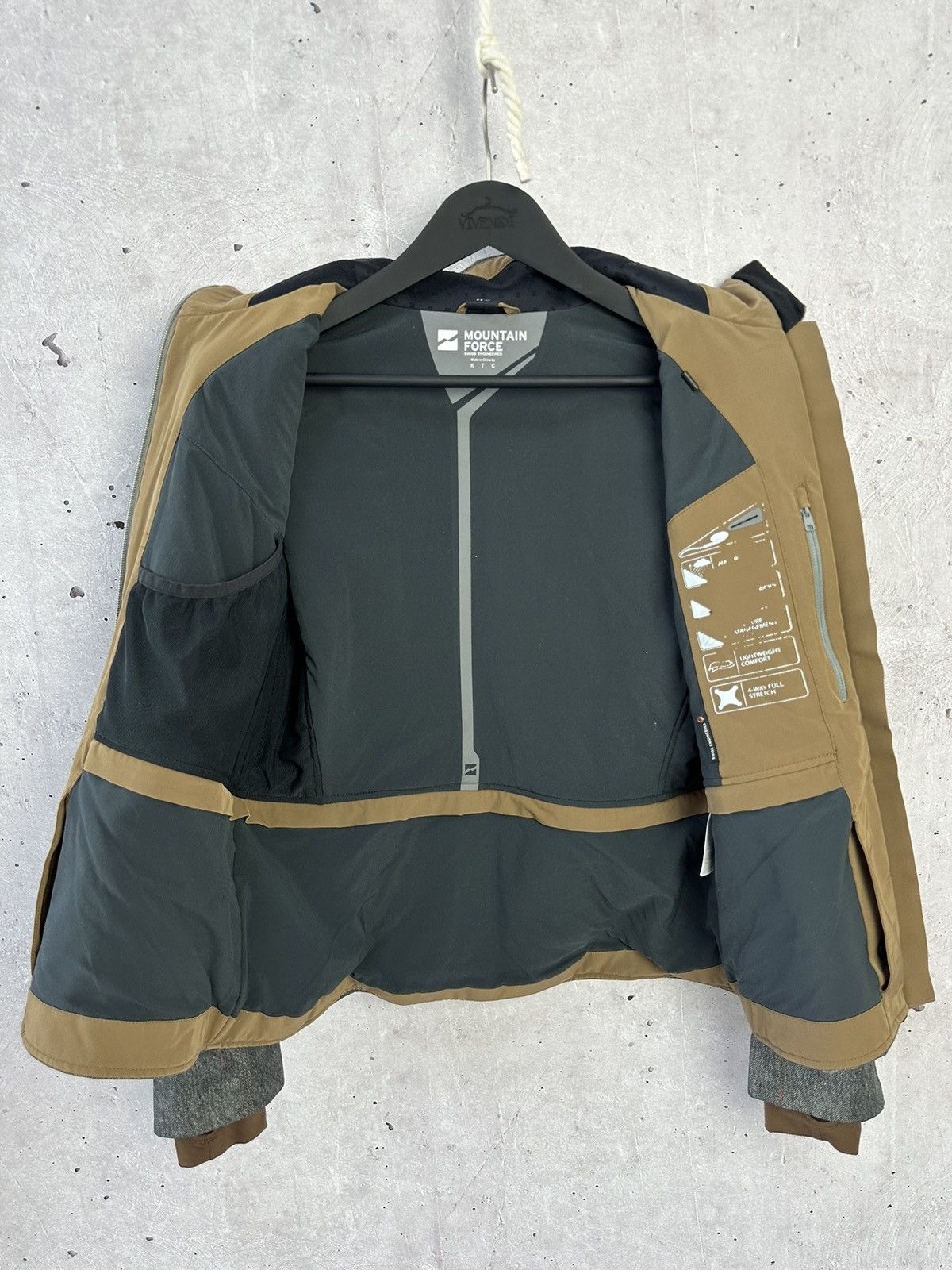 Other Mountine Force Outdoor Grey Zipper Ski Insulated Jacket Size M / US 6-8 / IT 42-44 - 10 Thumbnail